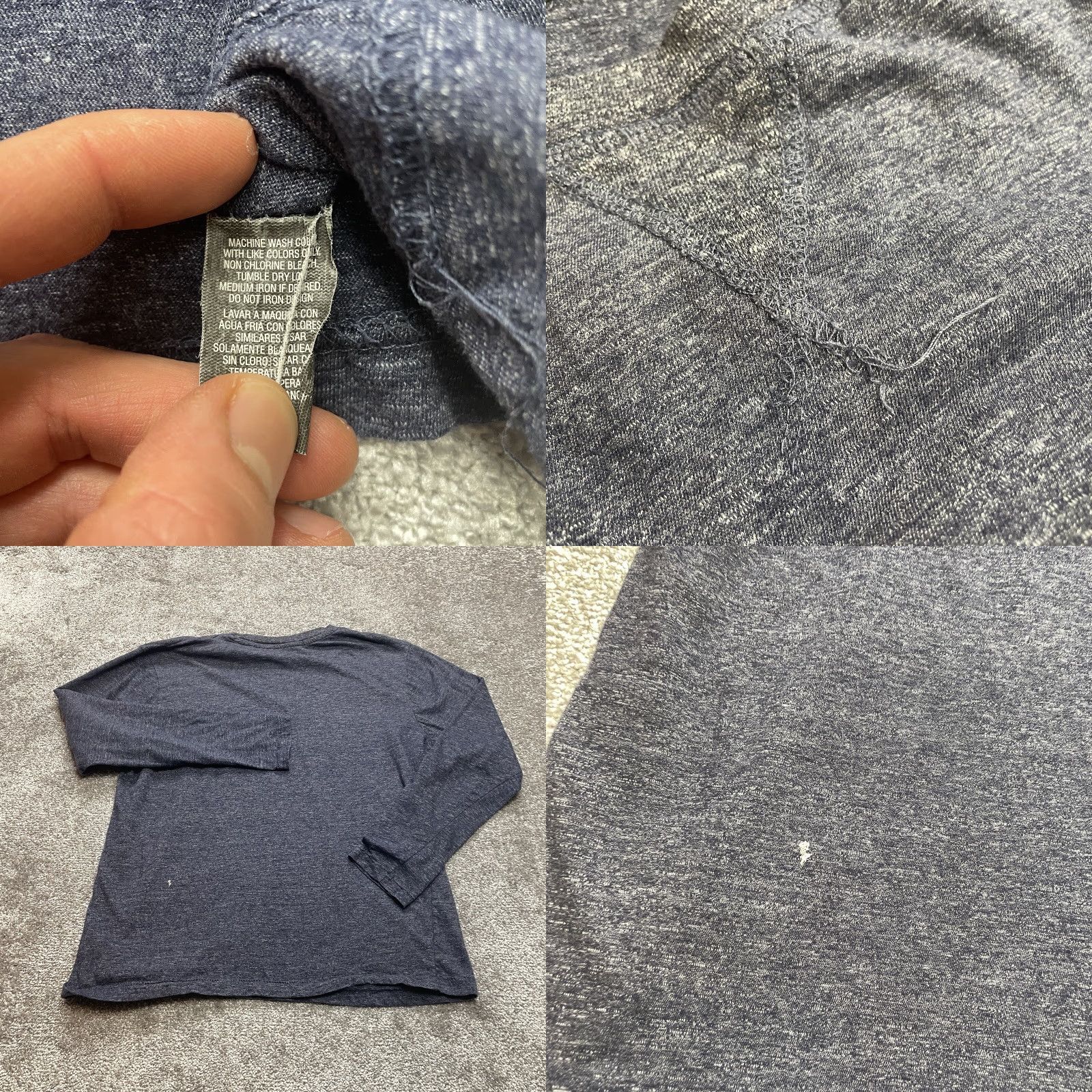 Beverly Hills Polo Club Beverly Hills Polo Club Men's Long Sleeve T-Shirt Blue Cotton Crew Neck Large Size US L / EU 52-54 / 3 - 8 Thumbnail