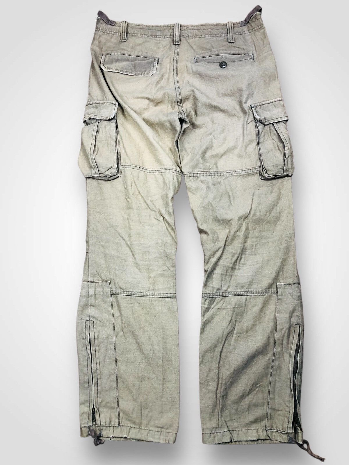Japanese Brand Jungle Storm Tactical Cargo Pants Streetwear Style (40) Size US 36 / EU 52 - 2 Thumbnail