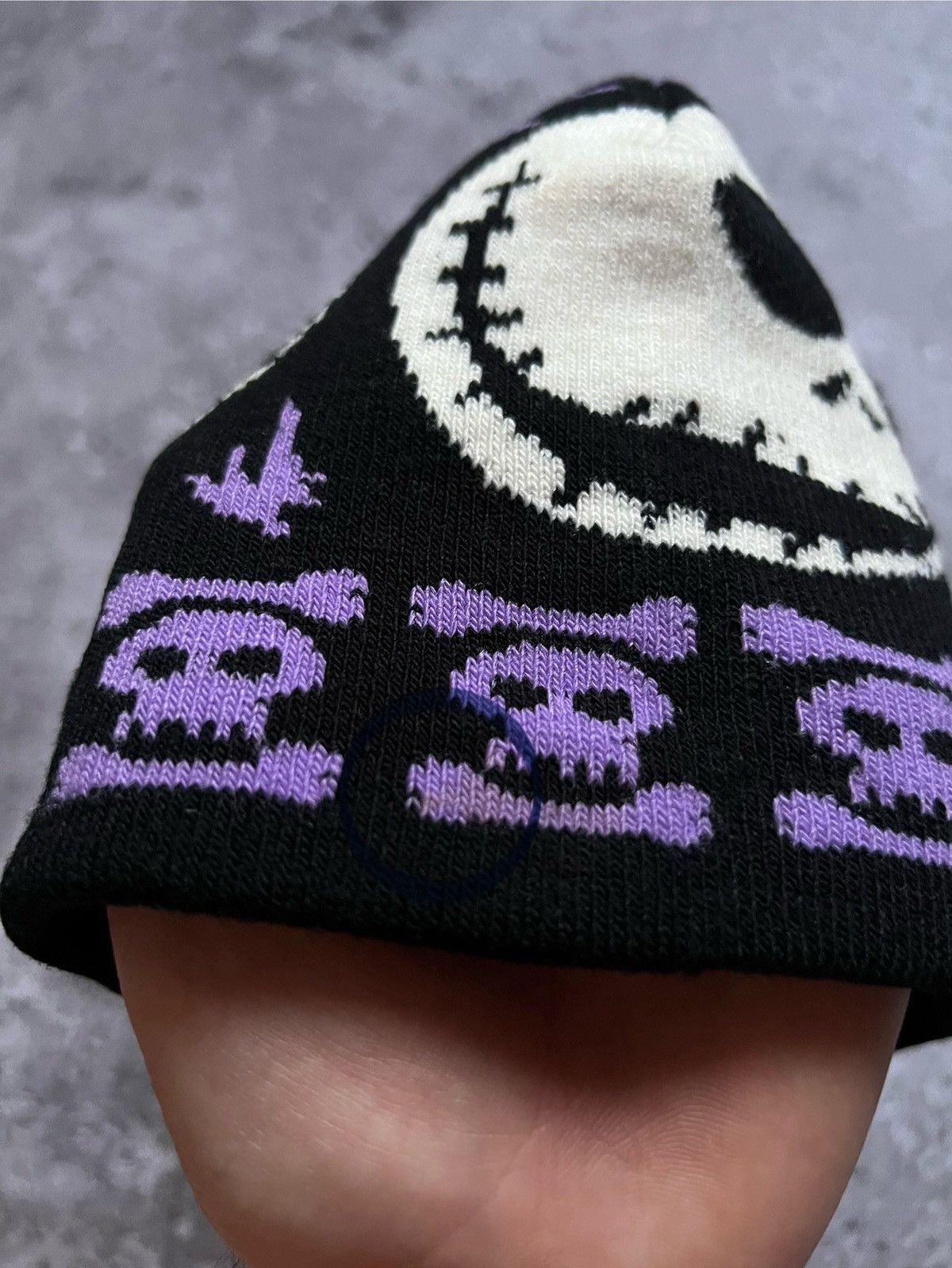 Vintage The Nightmare before Christmas Style Beanie Hat Size ONE SIZE - 13 Thumbnail