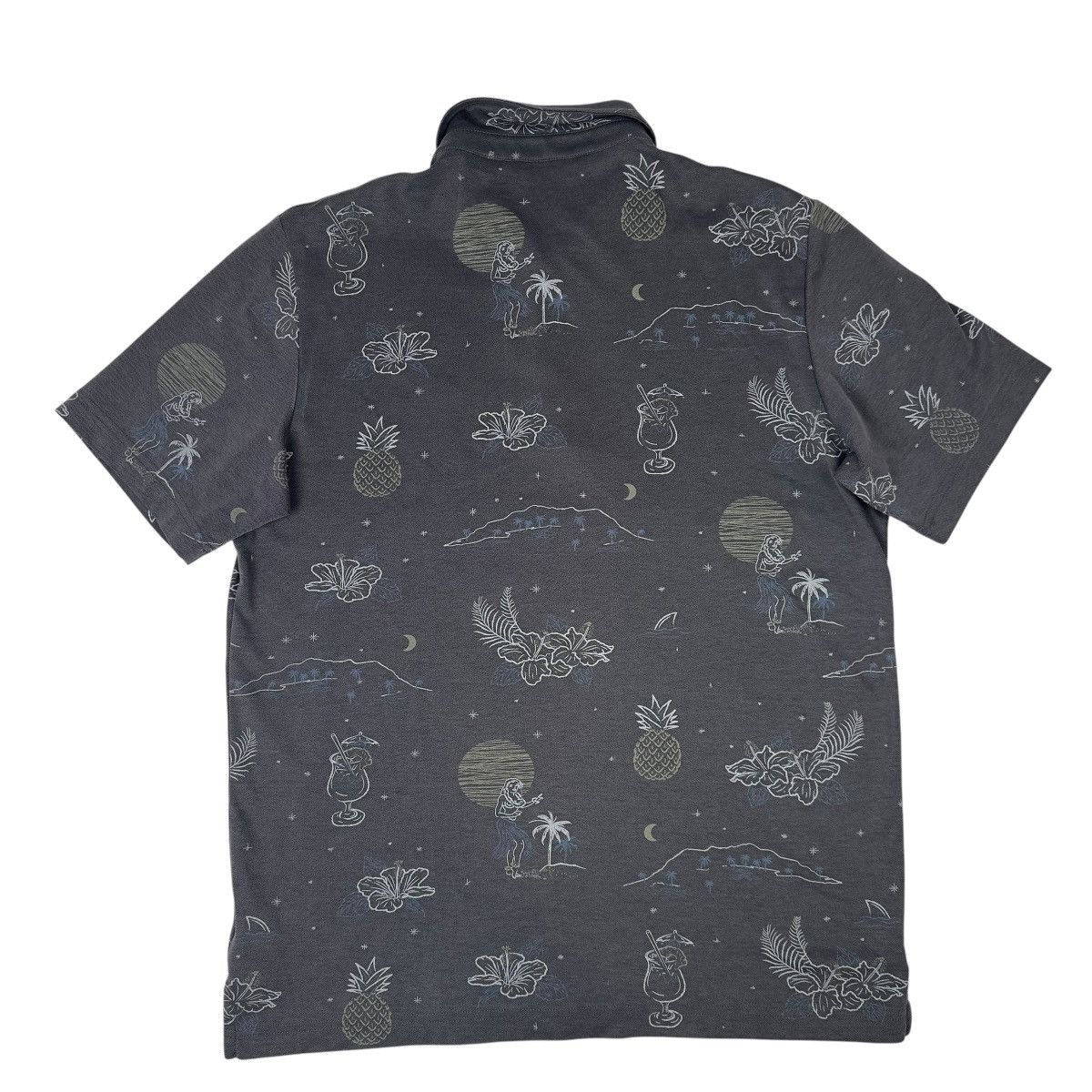TravisMathew Travis Mathis Men's Hawaiian Short Sleeve Golf Polo Shirt Size US L / EU 52-54 / 3 - 2 Thumbnail