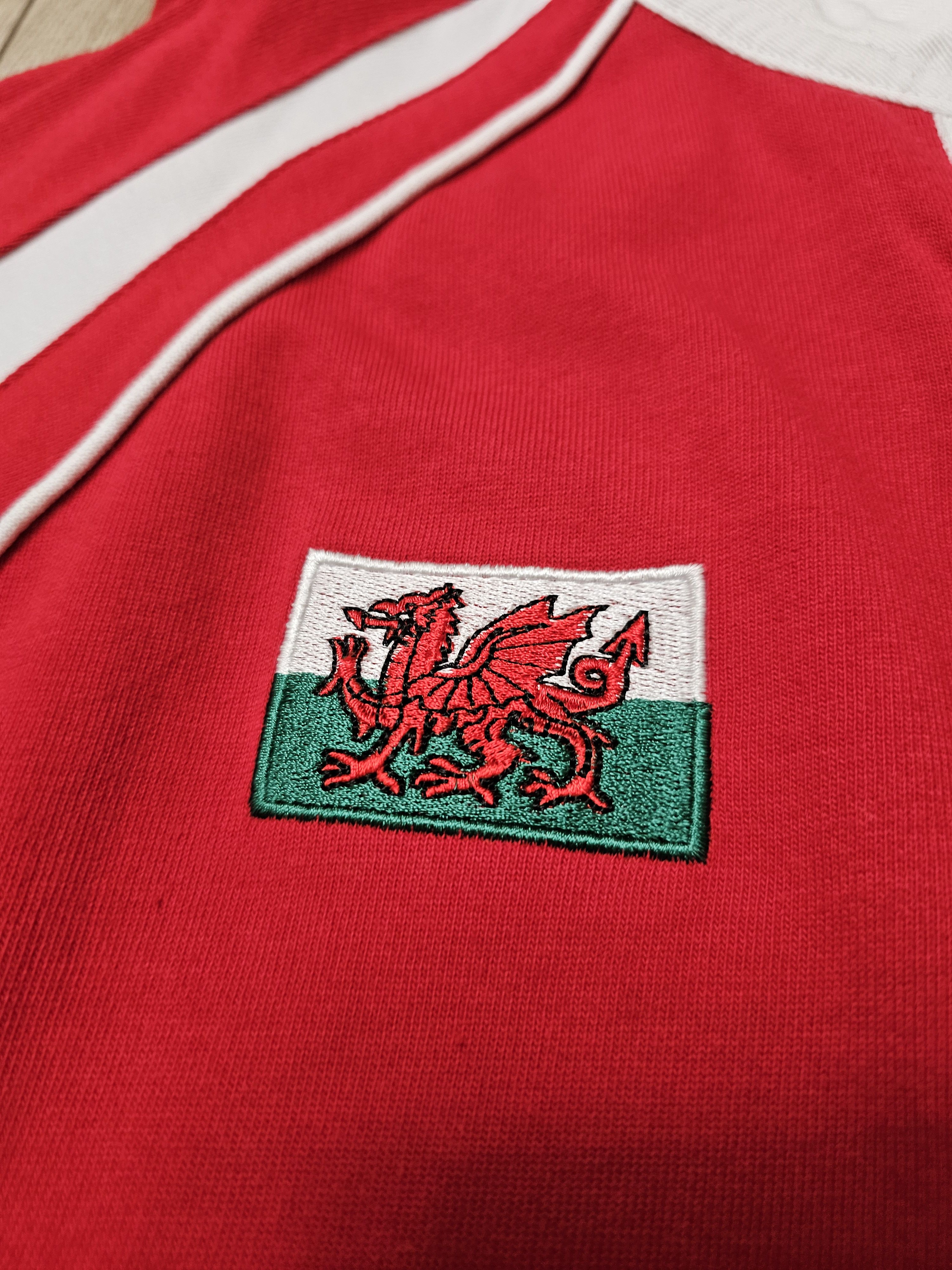 Vintage WALES RUGBY JERSEY VINTAGE WRU RUGBY SHIRT Size US XL / EU 56 / 4 - 5 Thumbnail