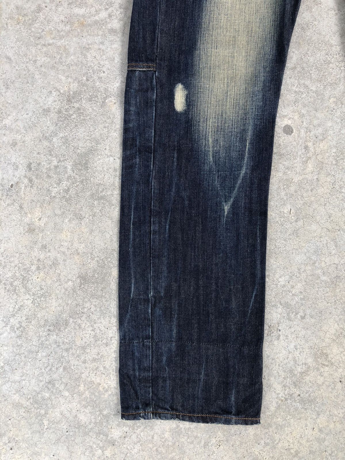 Japanese Brand Japanese Dominate Handcrafted Double Waist Distressed Jeans Size US 32 / EU 48 - 6 Thumbnail