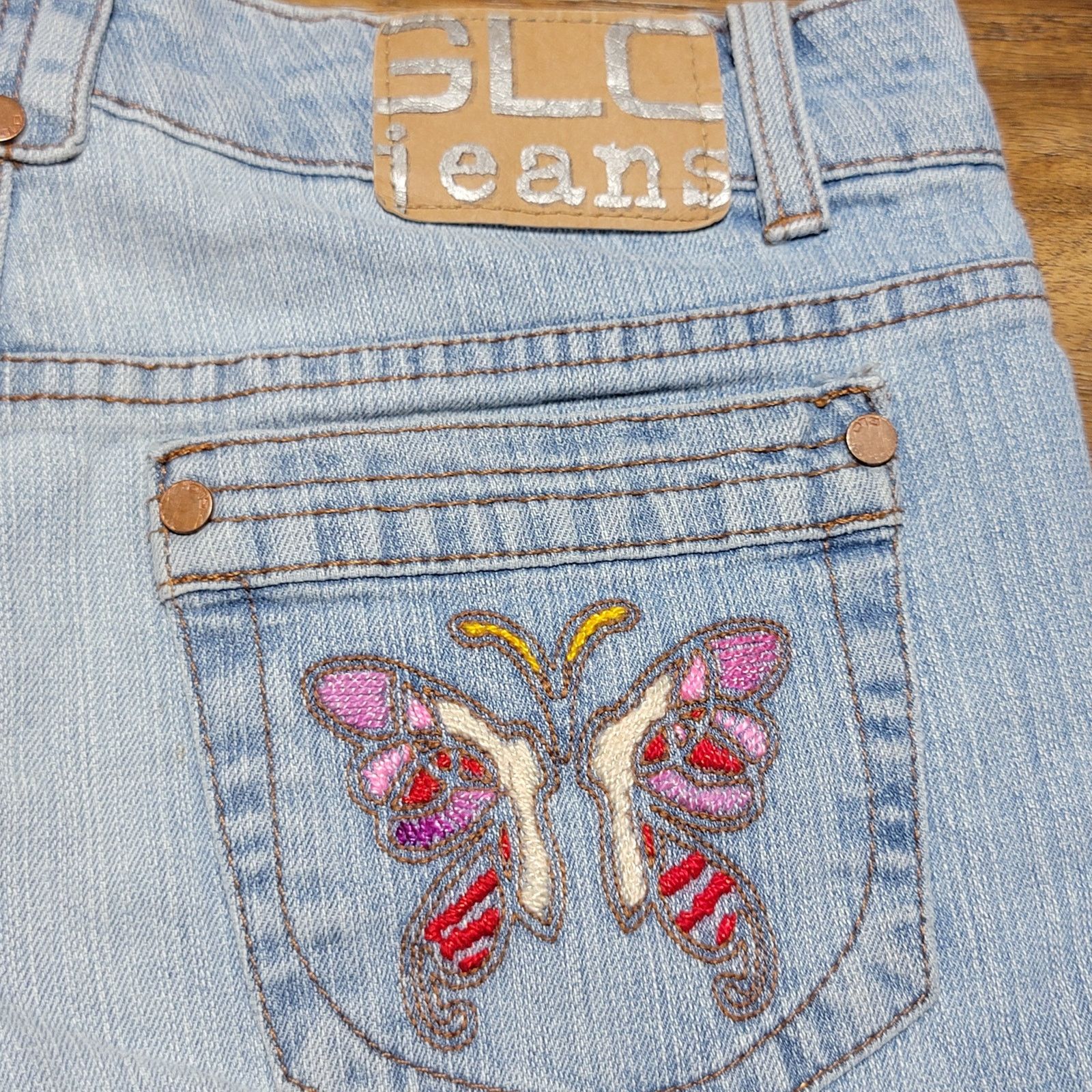 Other Glo Jeans Junior Denim Shorts w/ Embroidery - Size 3 Size 28" / US 6 / IT 42 - 6 Thumbnail