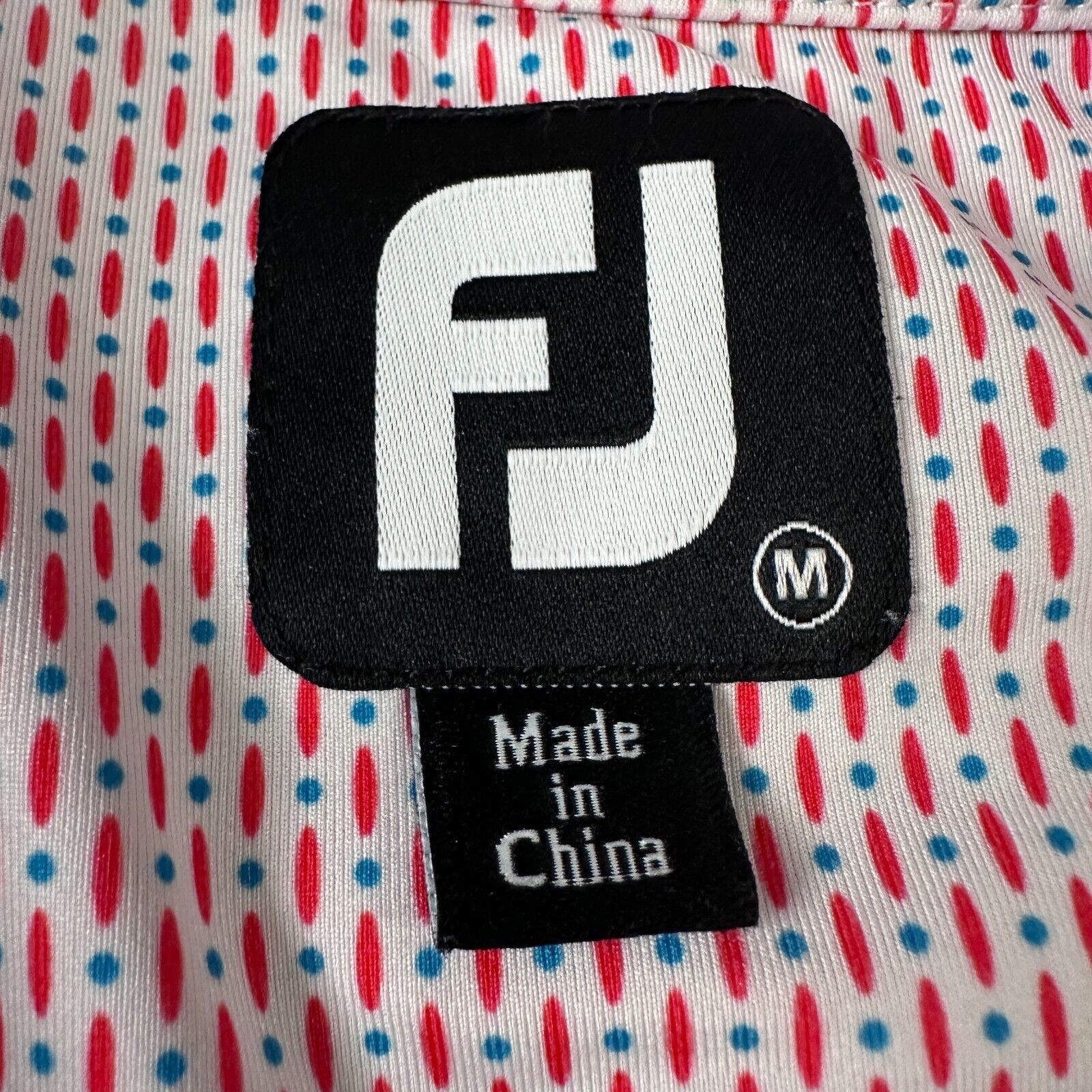 Footjoy FootJoy Polo Shirt Men’s Medium Multi Geometric Stretch Size US M / EU 48-50 / 2 - 7 Thumbnail
