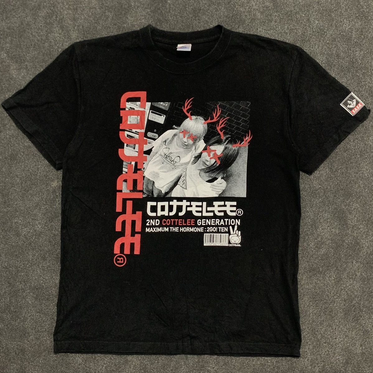 Japanese Brand Cottelee x maximum hormones tshirt Size US L / EU 52-54 / 3 - 1 Thumbnail