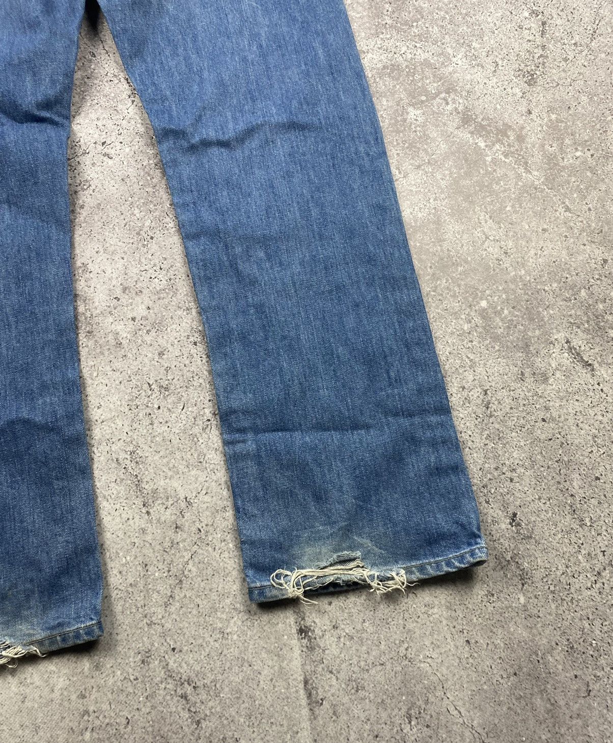Diesel × Japanese Brand × Junya Watanabe Vintage Diesel Junya Watanabe Baggy distressed Japan jeans😊 Size US 38 / EU 54 - 9 Thumbnail