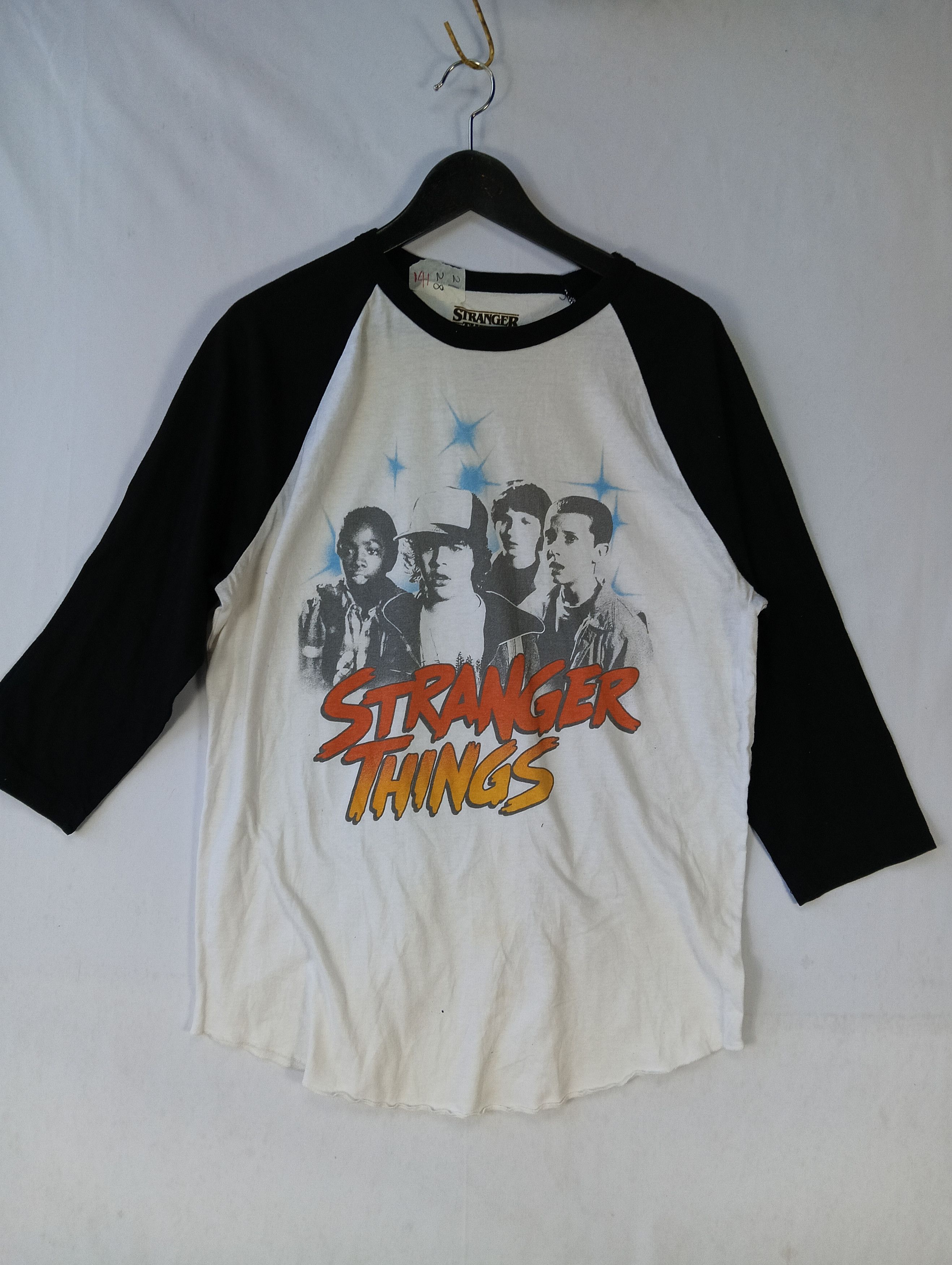 vintage stranger things movie tv usa 3 quater TEE