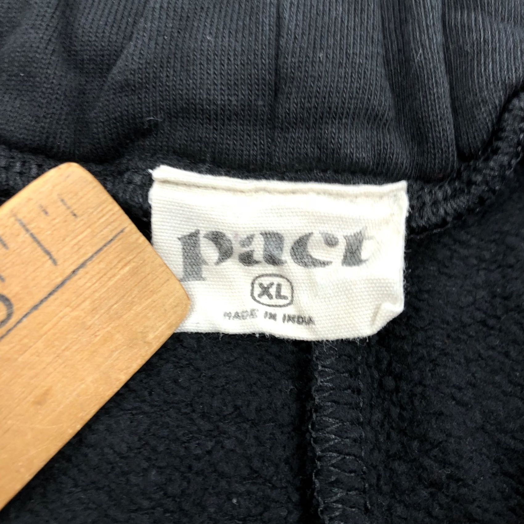 Vintage Pact Mens XL Black Organic Cotton Fleece Jogger Sweatpants Activewear Pants Size US 36 / EU 52 - 6 Thumbnail