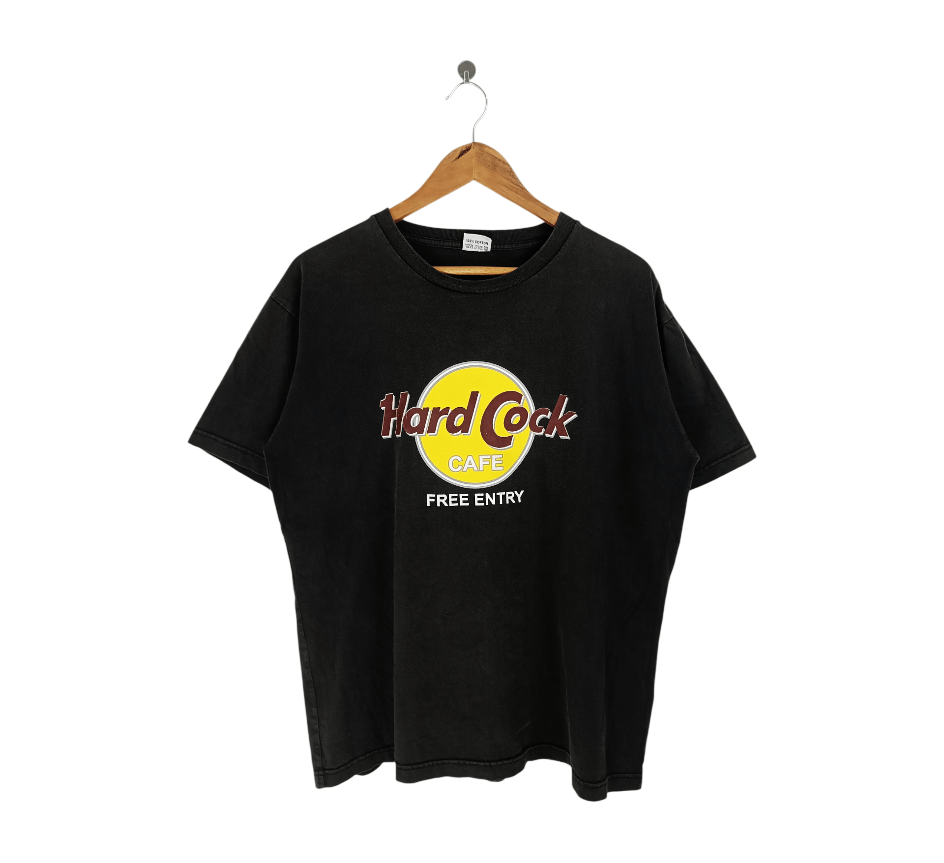 VINTAGE HARD COCK CAFE FUNNY HUMOR ADULT TEE