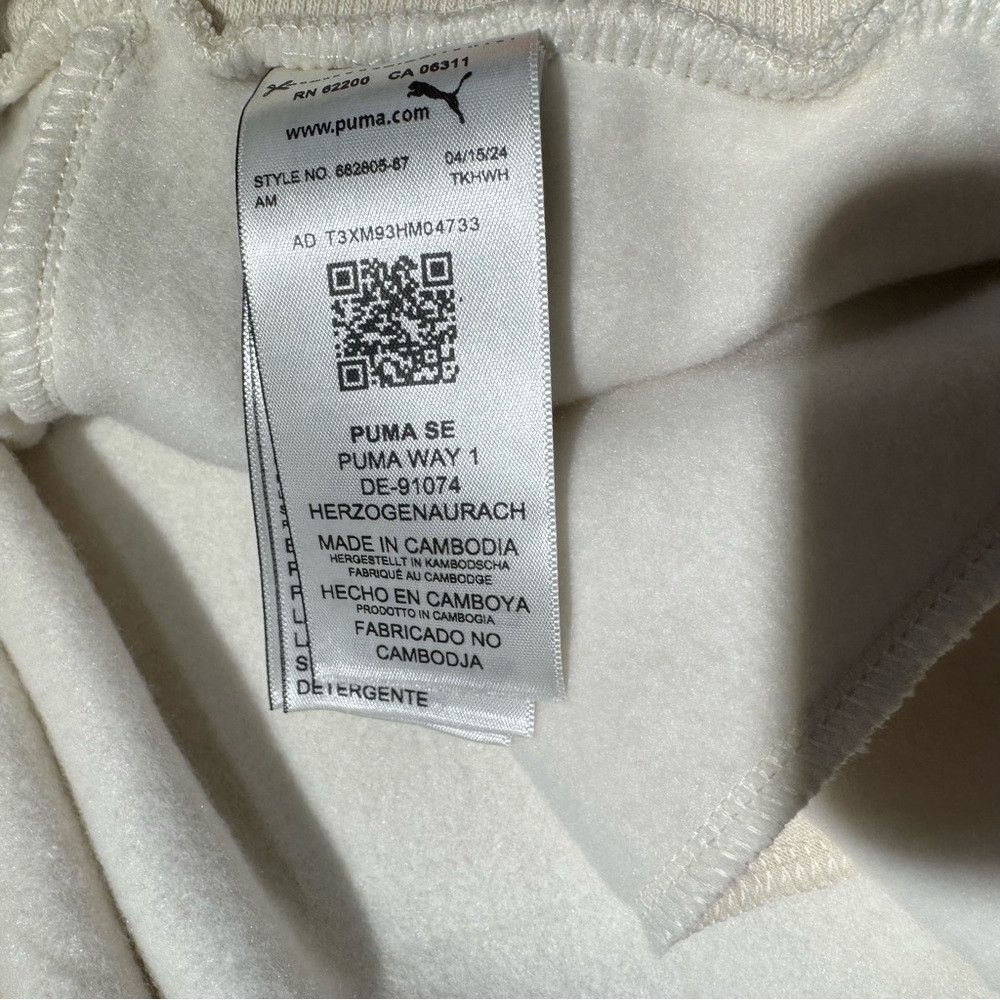 Puma NWT New Puma Fleece Straight Leg Ivory Jogger Size XXL Size 38" / US 16 / IT 52 - 8 Thumbnail