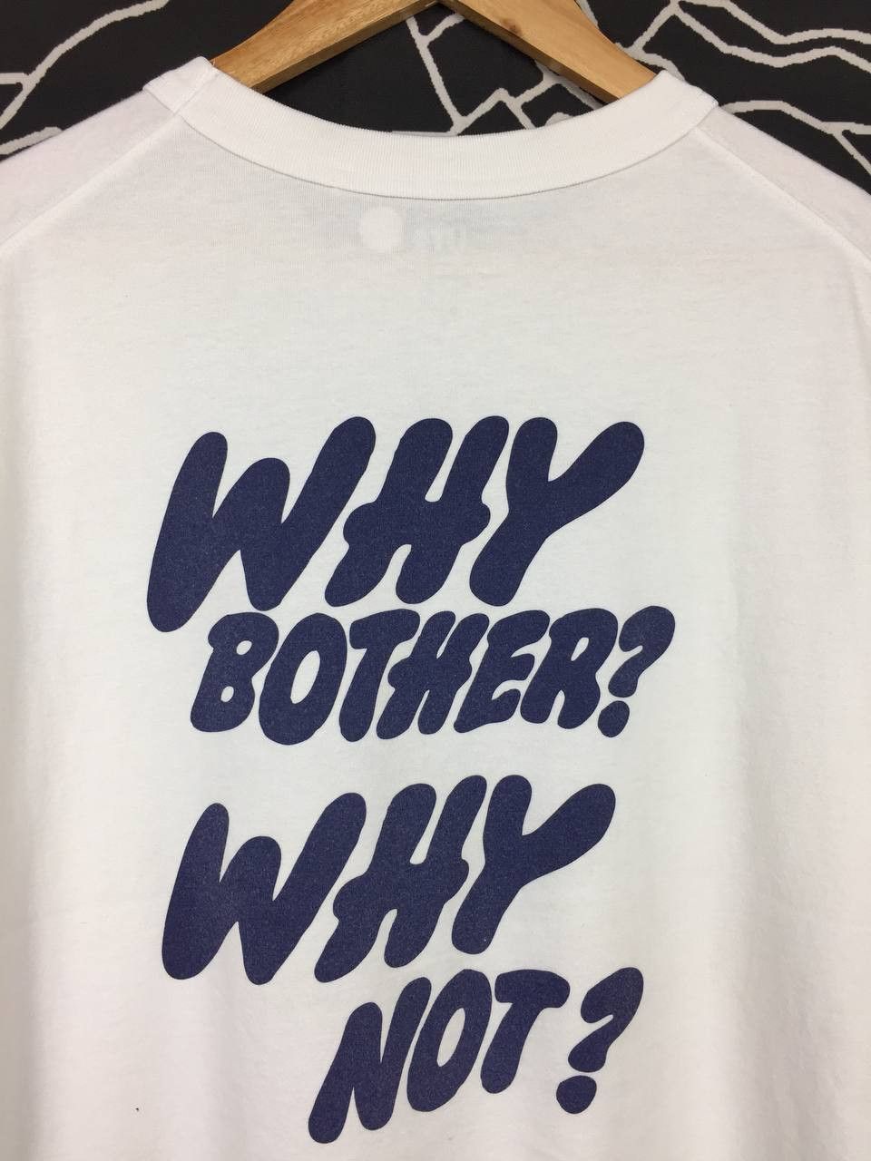 Japanese Brand × Uniqlo Uniqlo X Verdy “Why Bother? Why Not?” Cartoon Tee Size US M / EU 48-50 / 2 - 3 Thumbnail