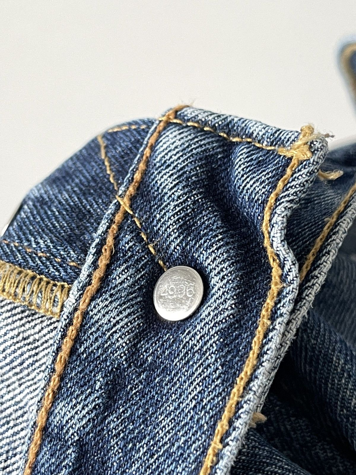 Levi's Levis 501 Patchwork Custom Faded Denim Jeans Size US 34 / EU 50 - 14 Thumbnail