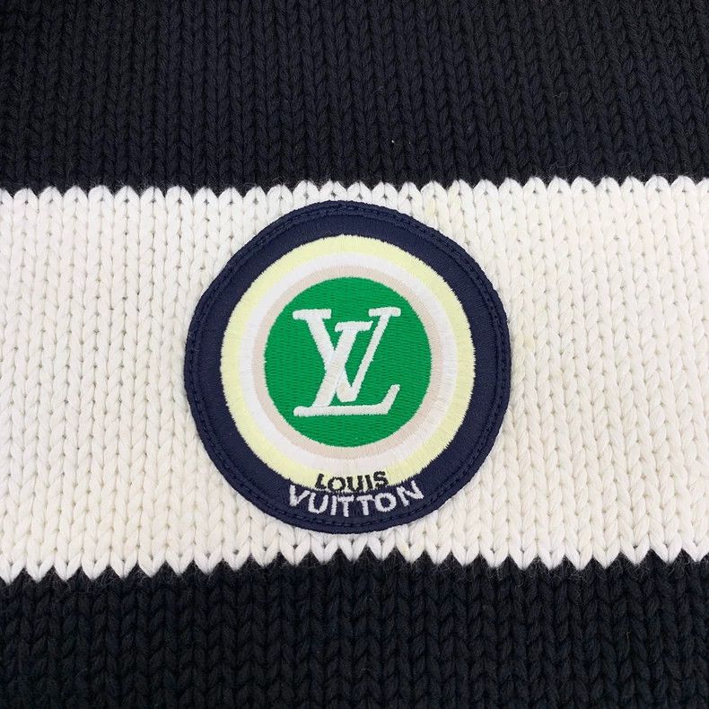 Louis Vuitton Louis Vuitton 22 color-block striped logo embroidered cott Size M / US 6-8 / IT 42-44 - 5 Thumbnail