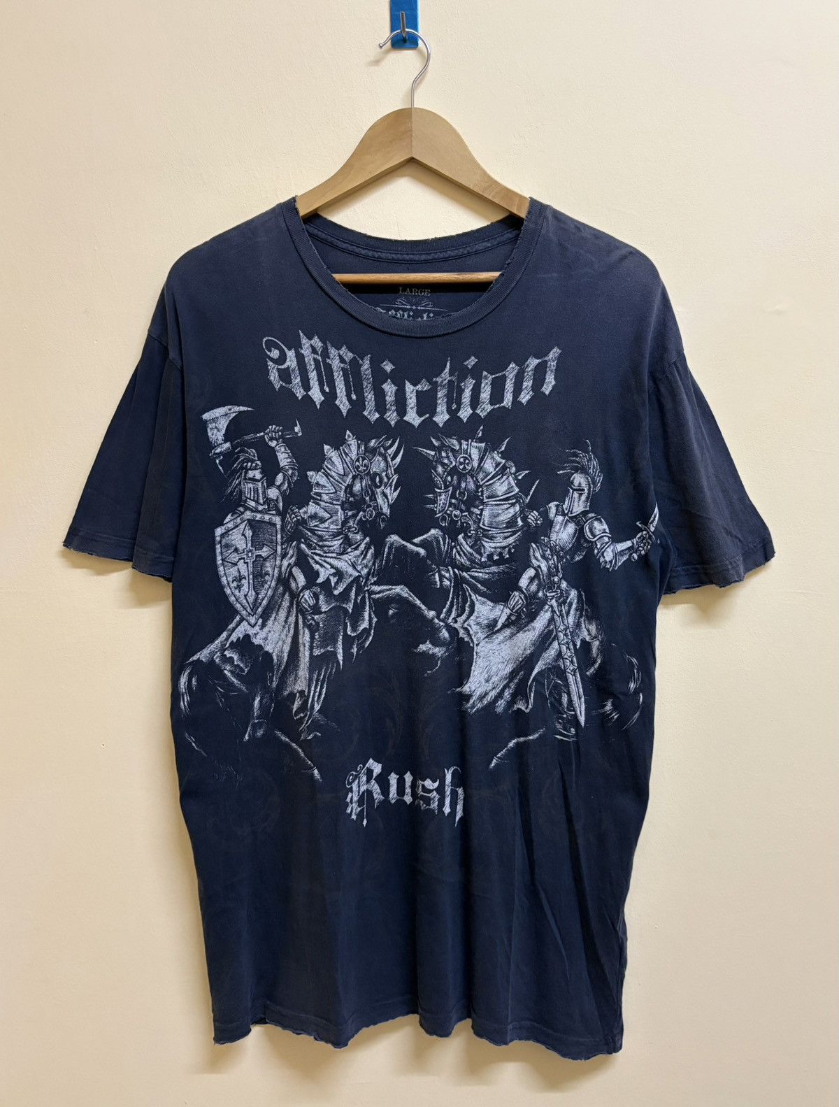 Affliction Vintage Y2k Affliction Rush Georges St Pierre Distressed Size US L / EU 52-54 / 3 - 1 Thumbnail