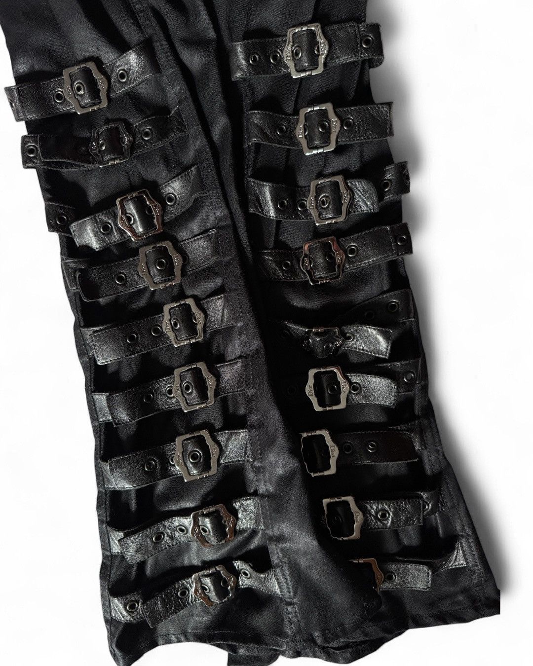 Dior Christian Dior by John Galliano FW03 Flared Bondage Pants Size 27" / US 4 / IT 40 - 3 Thumbnail