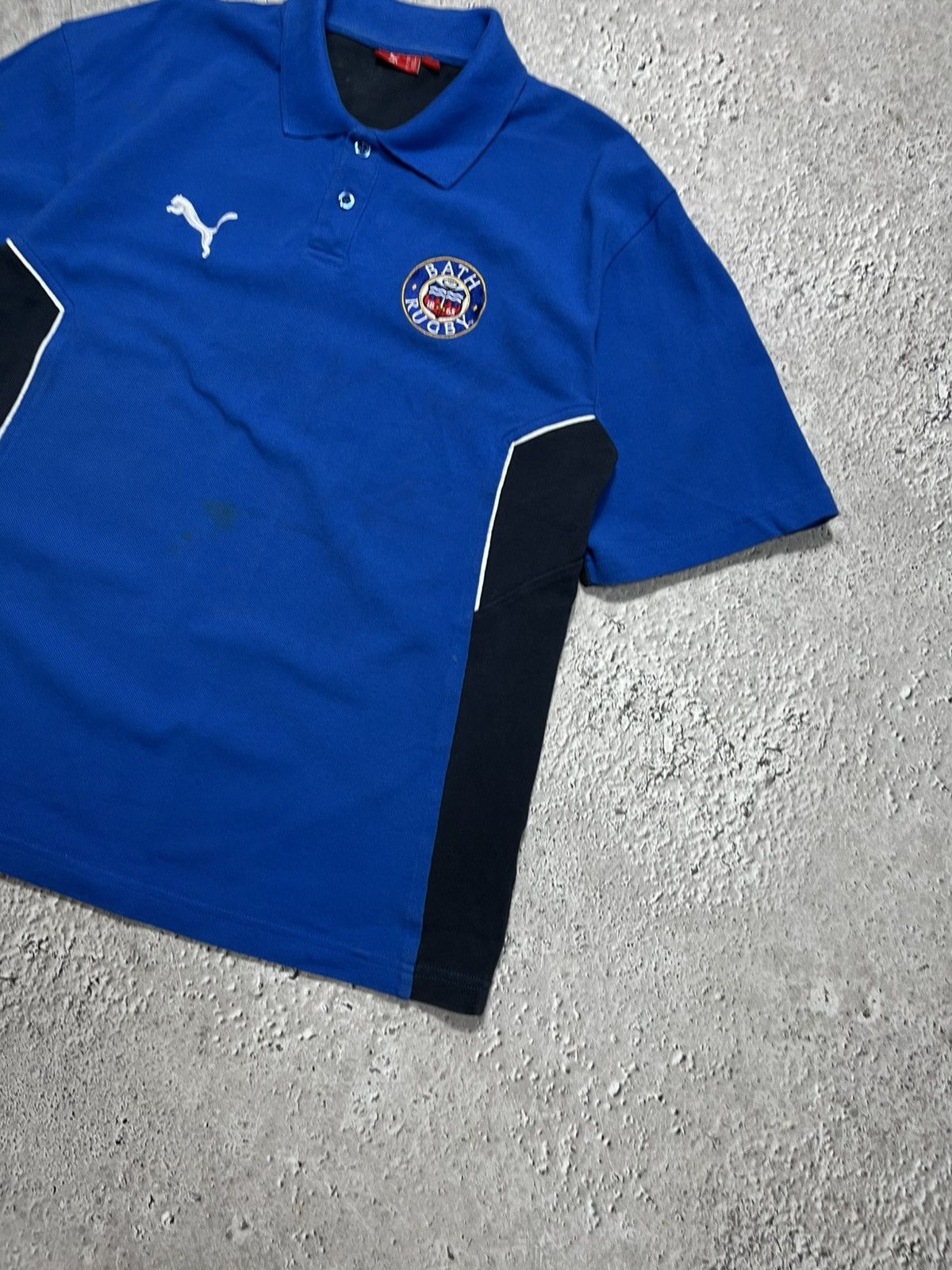 Puma Puma Bath Rugby Polo Shirt Blue Men Size L Sports Jersey Tee Size US L / EU 52-54 / 3 - 2 Thumbnail