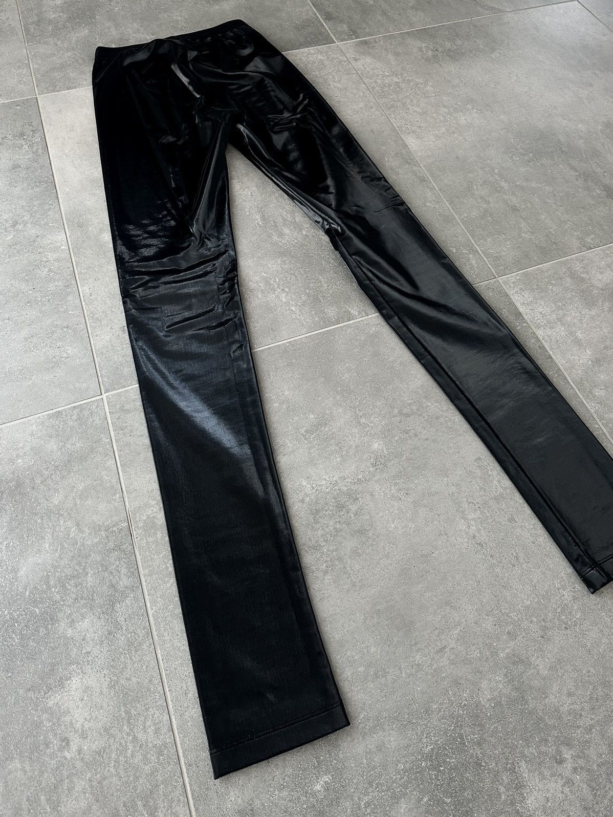 Rick Owens × Rick Owens Lilies rickowenslilies varnished second-skin leather pants Size 27" / US 4 / IT 40 - 6 Thumbnail
