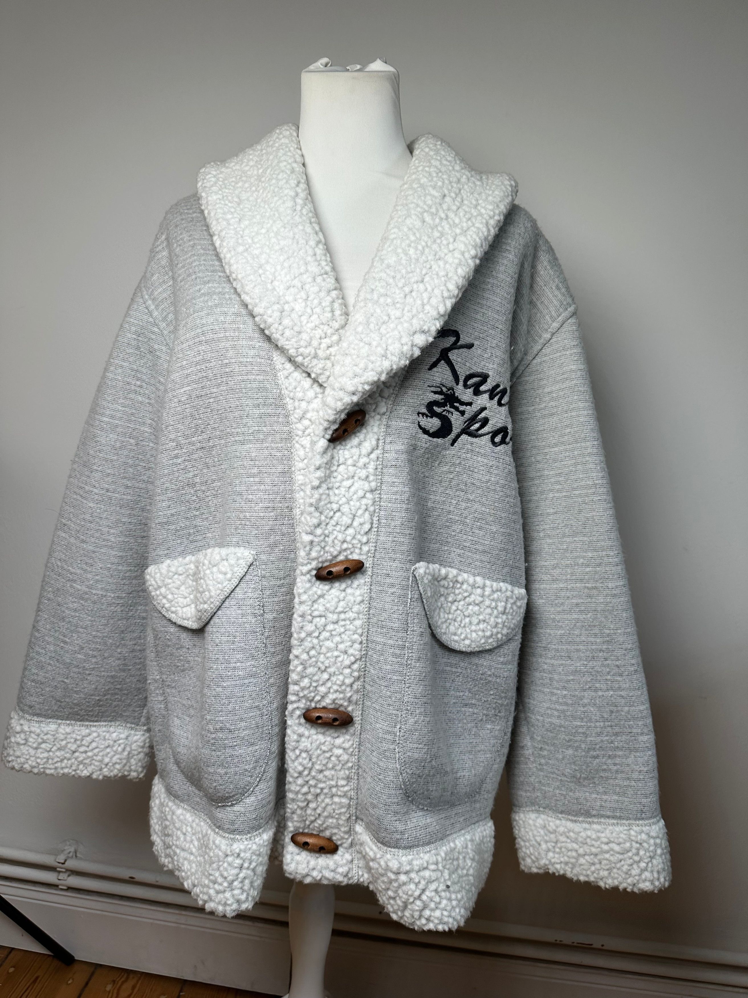 Kansai Yamamoto Vintage Wool Parka Grey White M Size M / US 6-8 / IT 42-44 - 1 Thumbnail