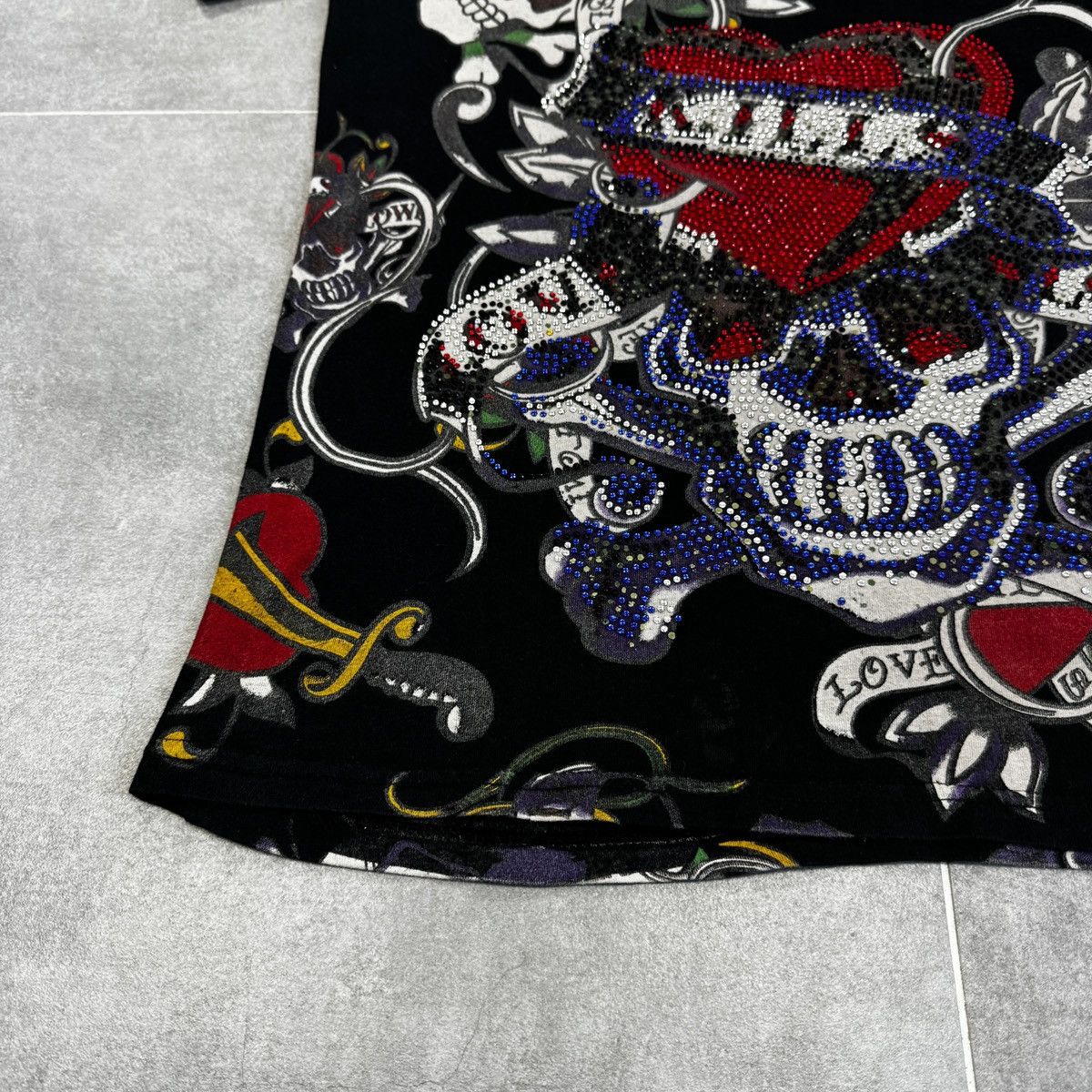 Ed Hardy Ed Hardy by Christian Audigier Skulls Tattoo Swag T-Shirt Size L / US 10 / IT 46 - 5 Thumbnail