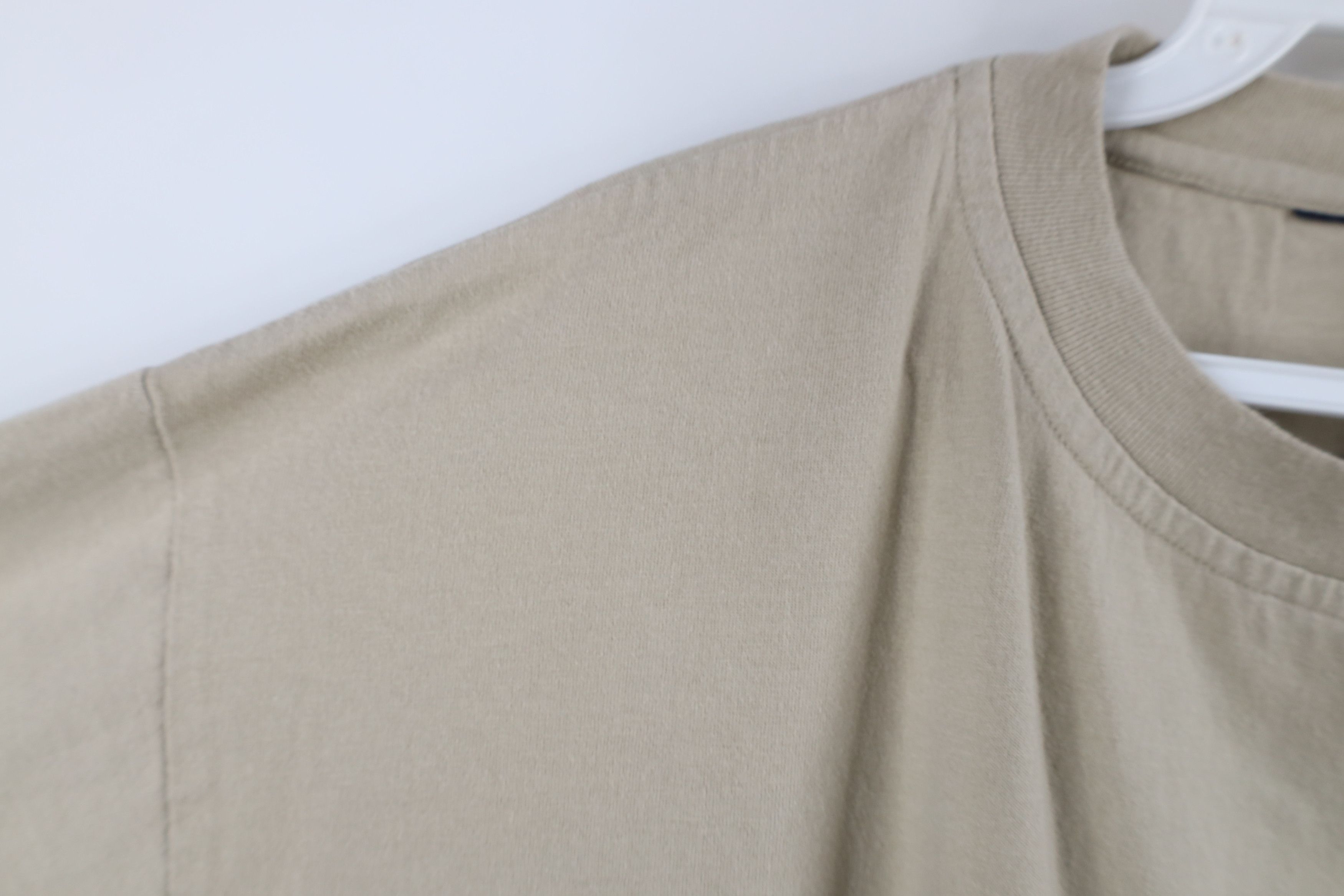 Vintage Vintage 90s Streetwear Short Sleeve T-Shirt Beige Cotton Size US L / EU 52-54 / 3 - 6 Thumbnail