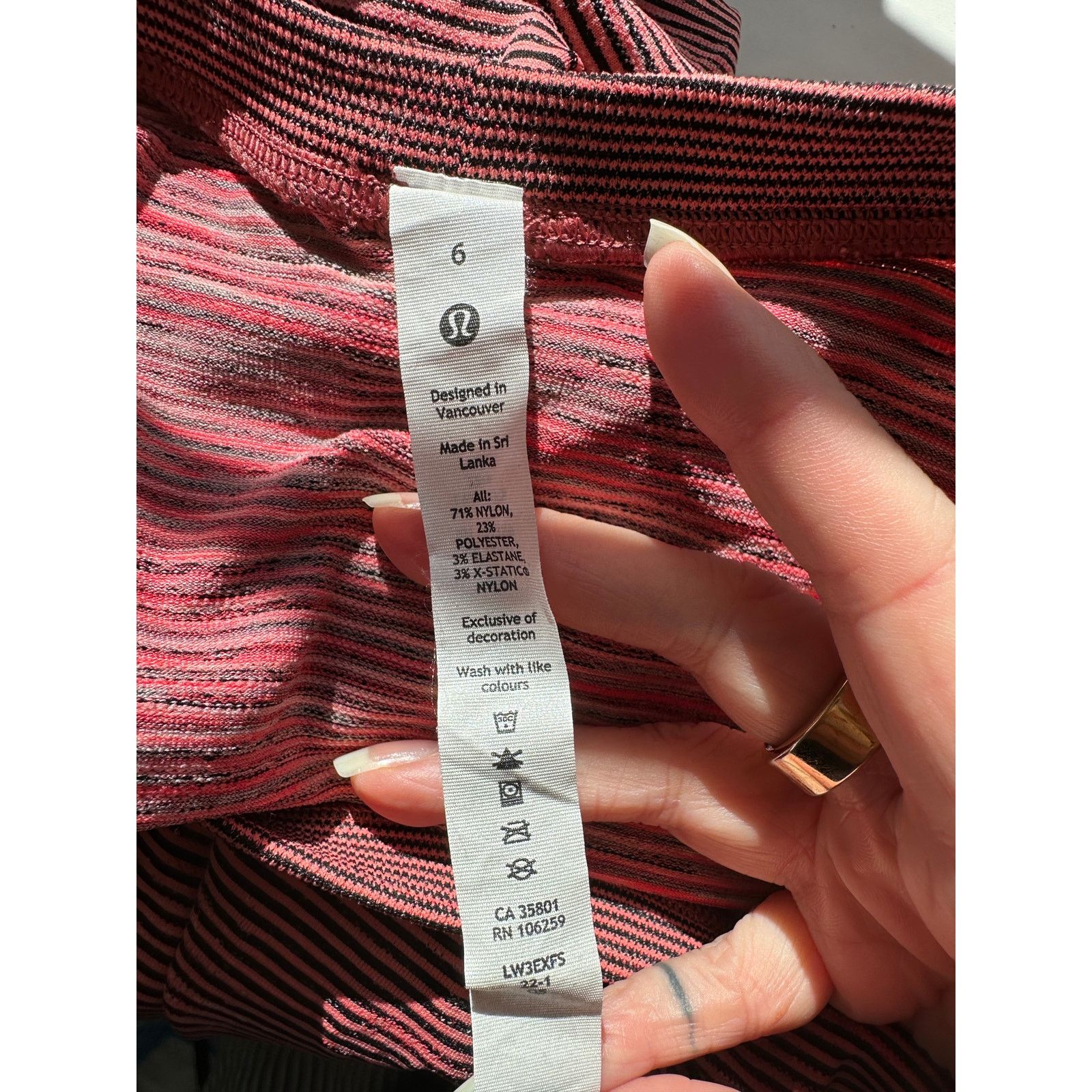 Lululemon Lululemon Dusty Mauve Stripe Long Sleeve Round Neck Shirt 4 Size M / US 6-8 / IT 42-44 - 8 Thumbnail