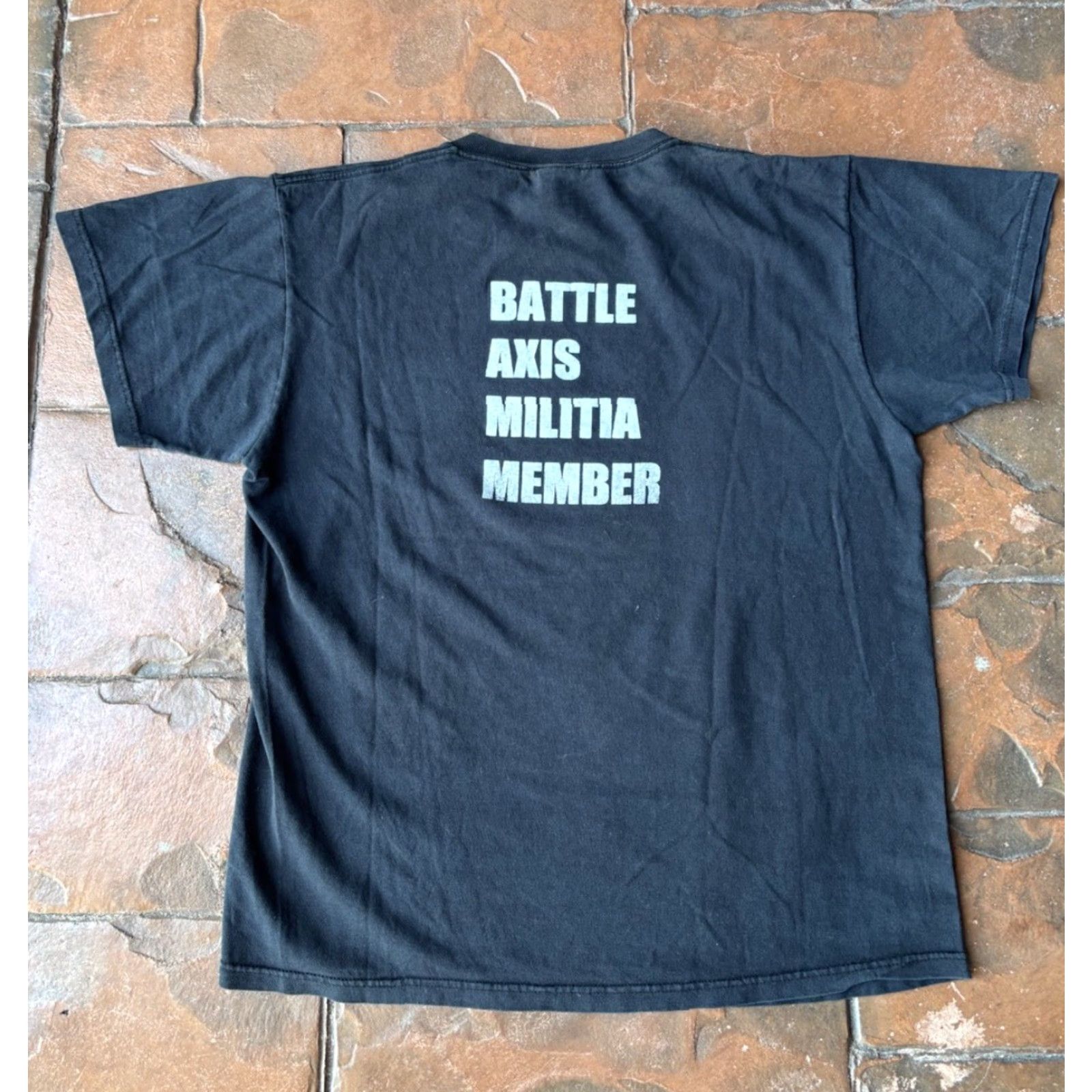 Fruit Of The Loom VINTAGE Fruit of the Loom T-Shirt Militia Anime Game Promo Long Sleeve Crew Neck Black M Men Graphic Fullmetal Alchemist Size US M / EU 48-50 / 2 - 3 Thumbnail