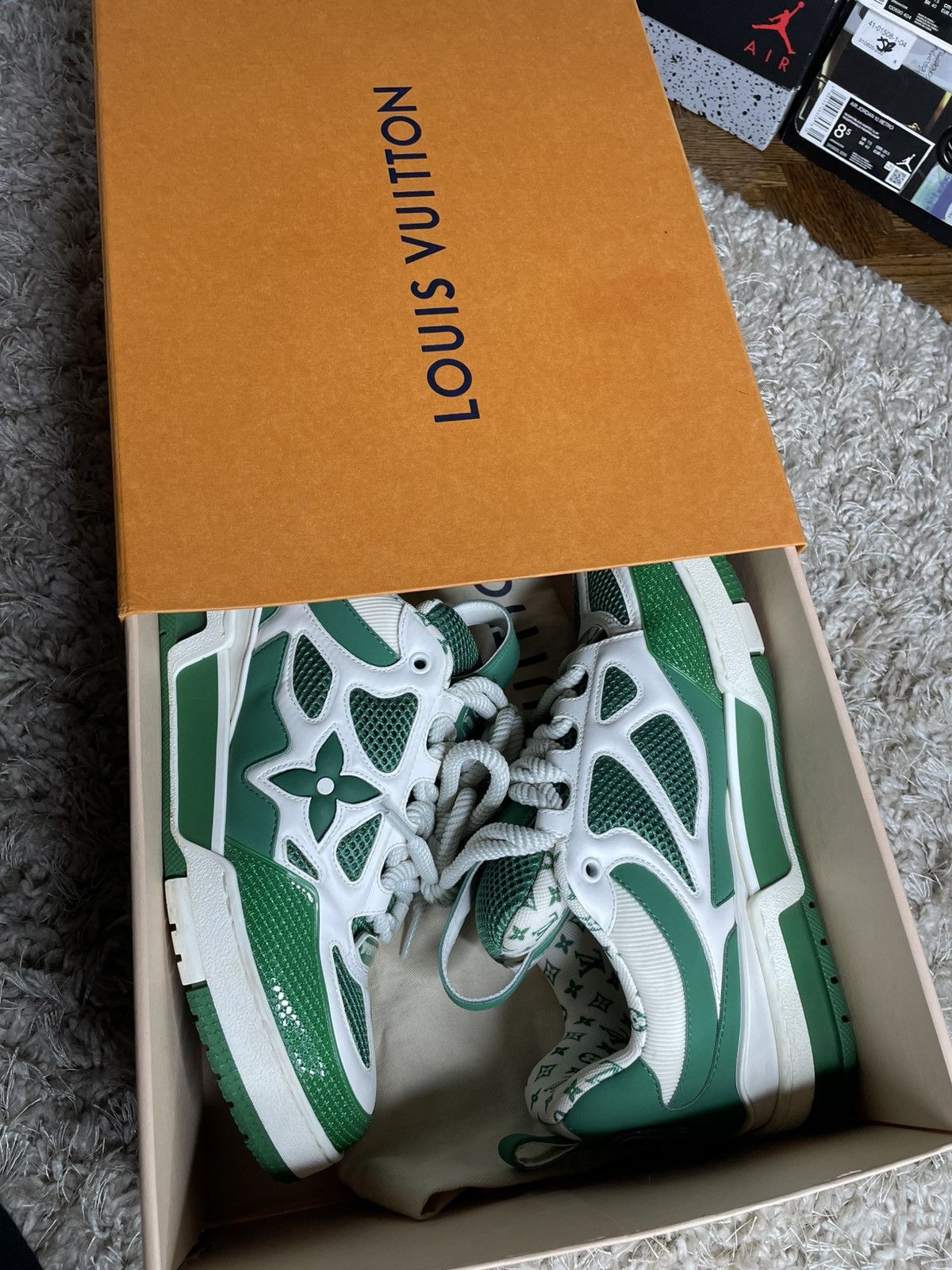 Louis Vuitton Louie Vuitton Skate Sneaker Green Size US 8.5 / EU 41-42 - 14 Thumbnail