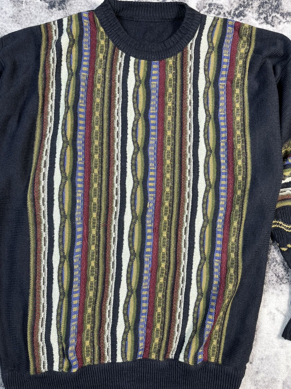 Vintage Vintage Coogi Style 3D Knit Sweater Wool Blend Size XL Size US XL / EU 56 / 4 - 4 Thumbnail