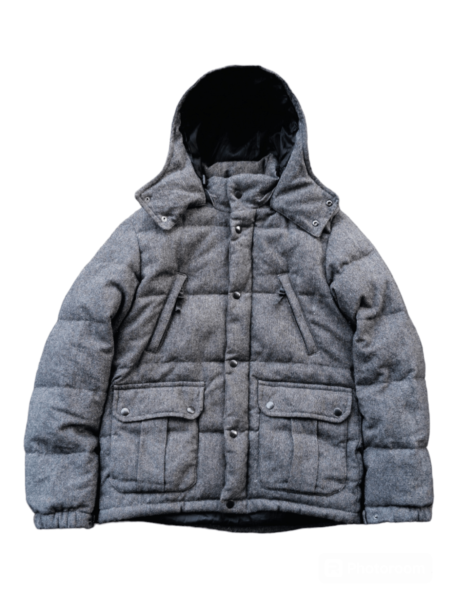 Japanese Brand wool men's bigi puffer jacket Size US M / EU 48-50 / 2 - 3 Thumbnail