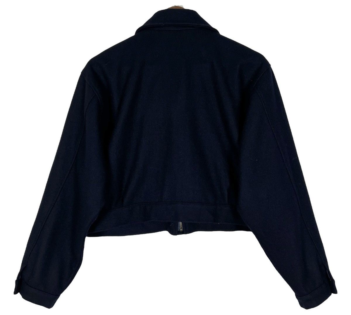 Japanese Brand × Vintage Vintage Anolitta Crop Duffle Jacket In Navy Size M / US 6-8 / IT 42-44 - 2 Thumbnail