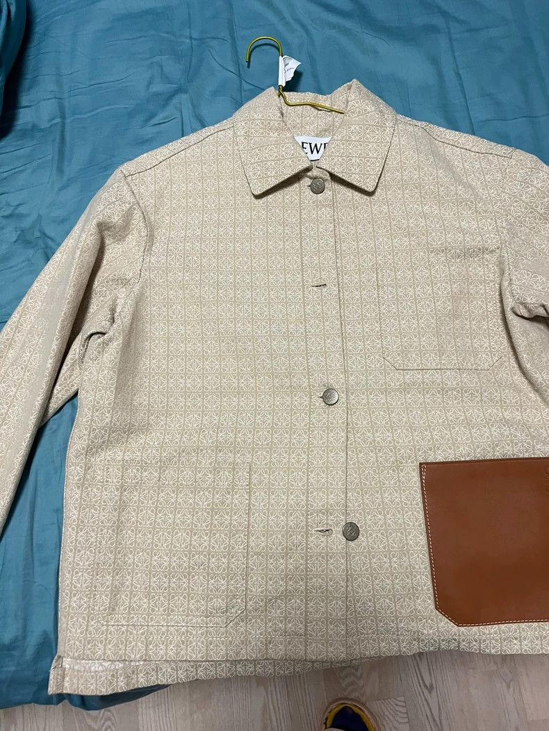 Loewe Loewe Beige classic plaid coat Size S / US 4 / IT 40 - 1 Thumbnail