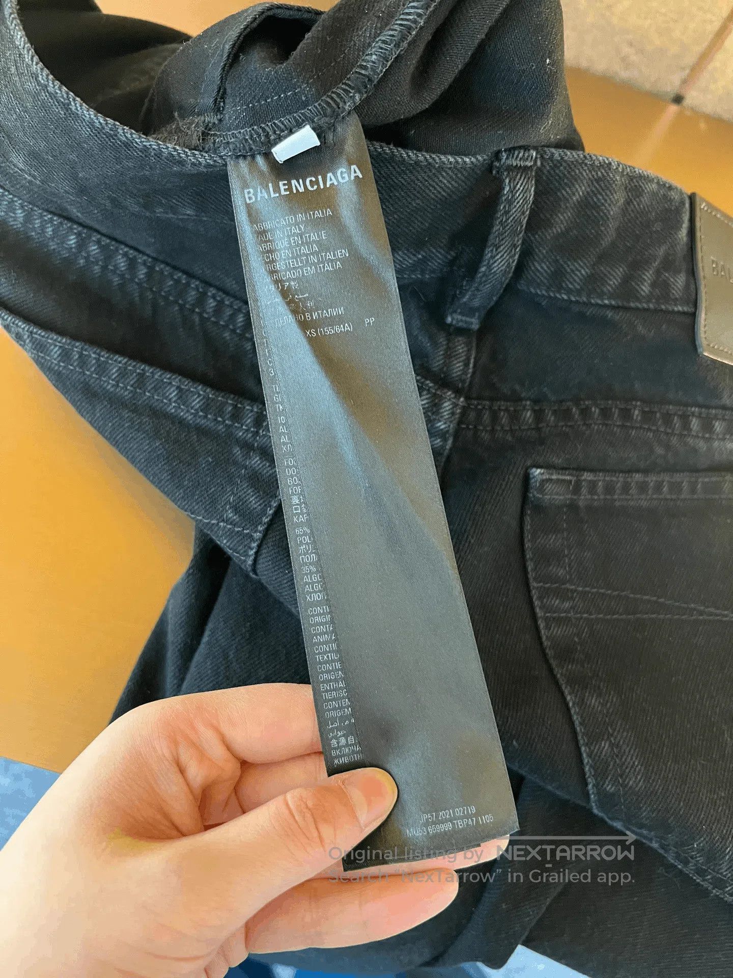 Balenciaga Balenciaga Garderobe Jeans. Size 22" - 4 Thumbnail