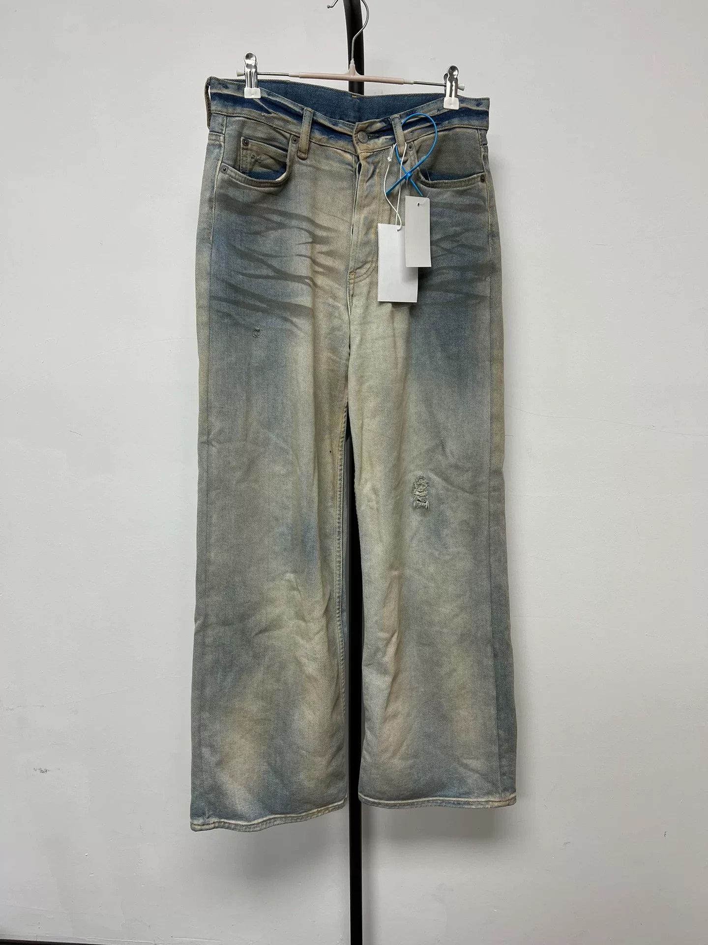 acne studios loose low-rise denim pants