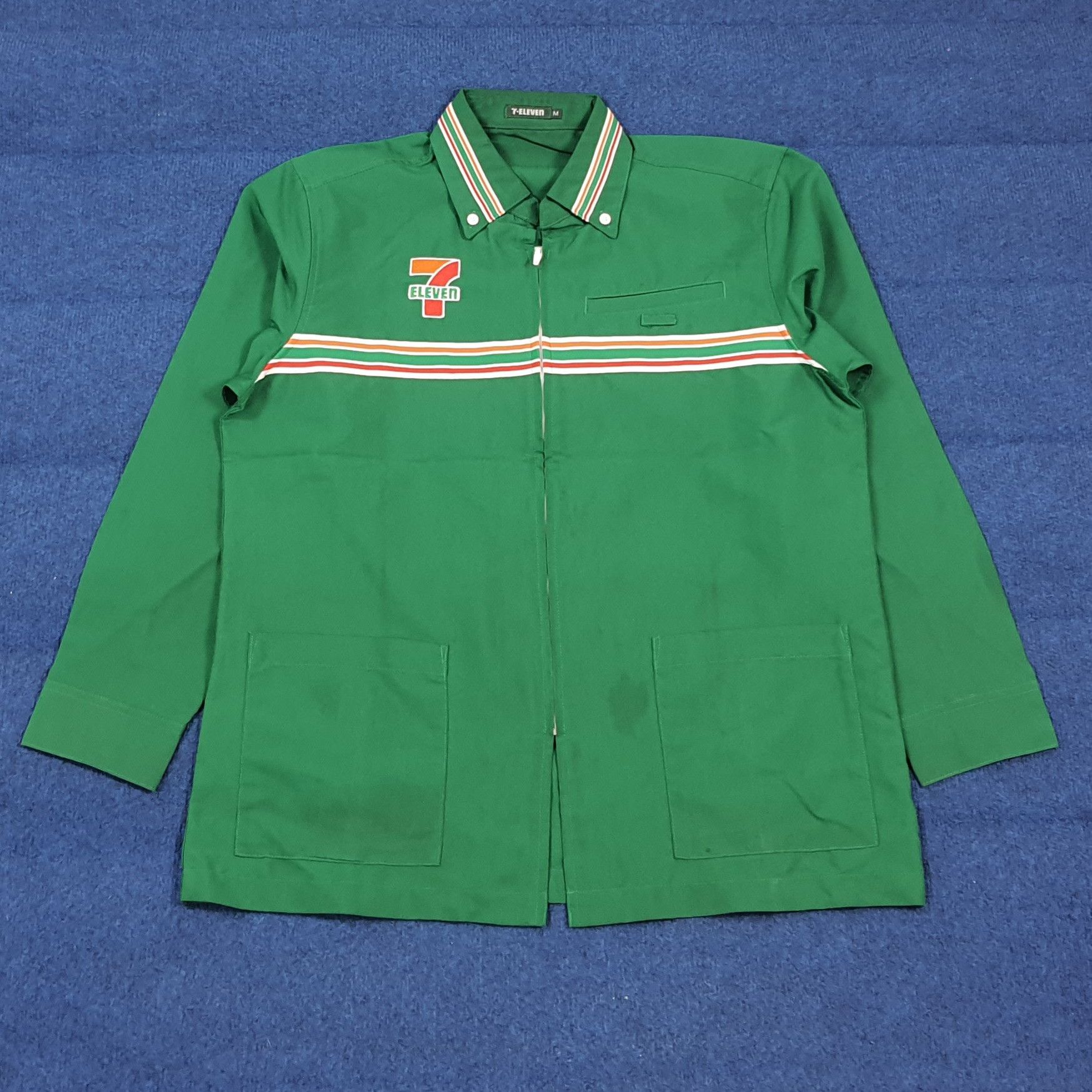 Japanese Brand Vintage 7 Eleven Japan Staff Uniform Work Jacket C299N53 Size US M / EU 48-50 / 2 - 3 Thumbnail