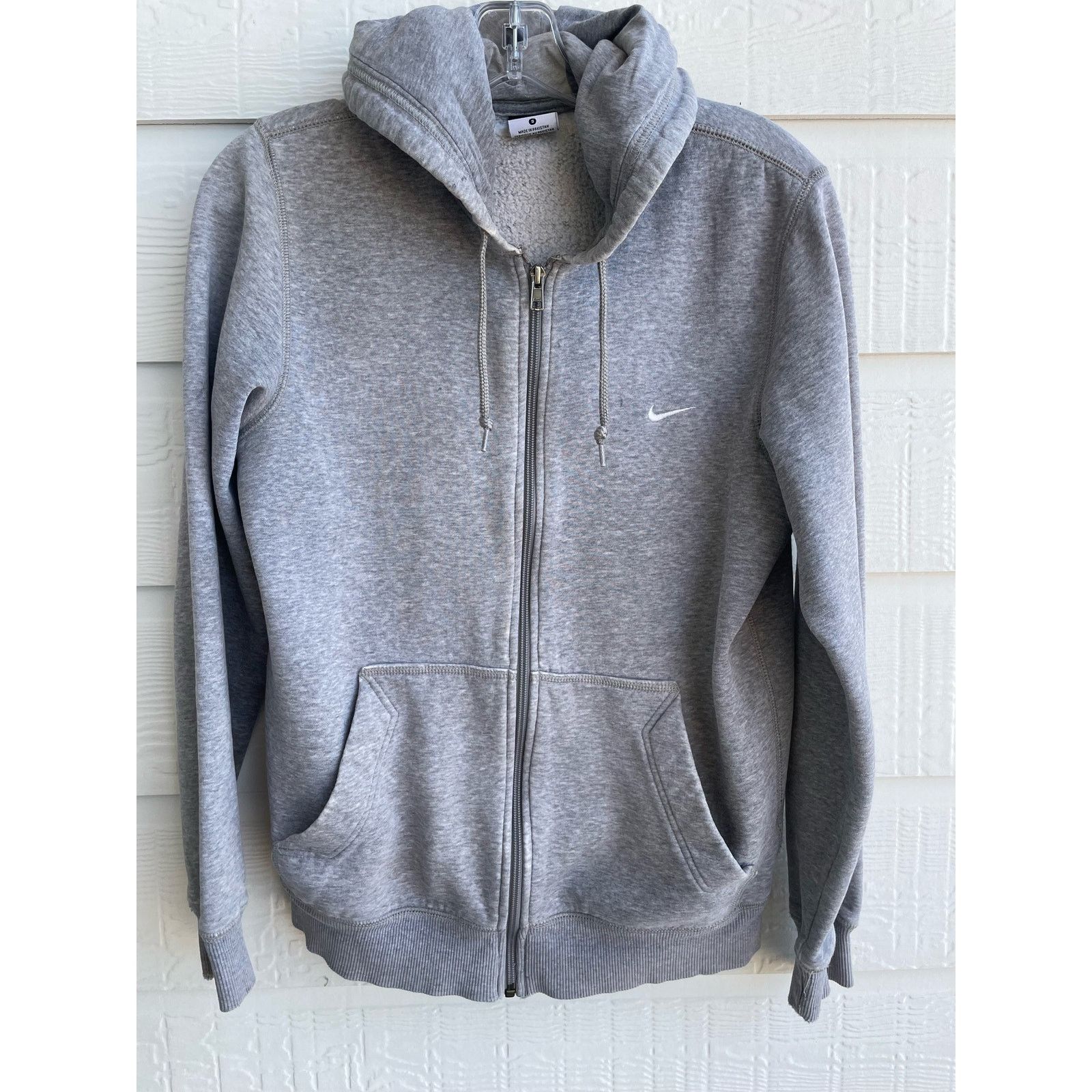 Nike 2010 gray Nike Zip hoodie SM Y2K Size US S / EU 44-46 / 1 - 1 Thumbnail