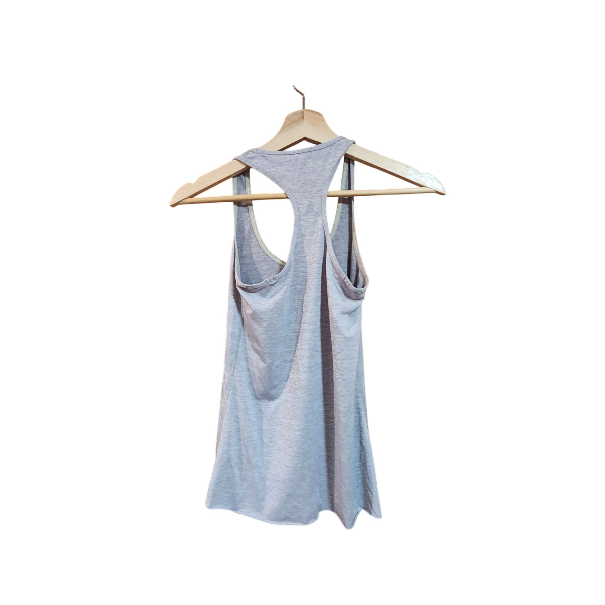 Lululemon Lululemon Womens Gray Racerback Tank Top Yoga Workout Shirt Size S / US 4 / IT 40 - 2 Thumbnail