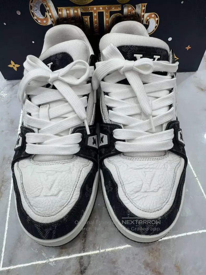 Louis Vuitton Louis Vuitton Cowhide embossed logo shoes Size US 5.5 / EU 38 - 2 Thumbnail