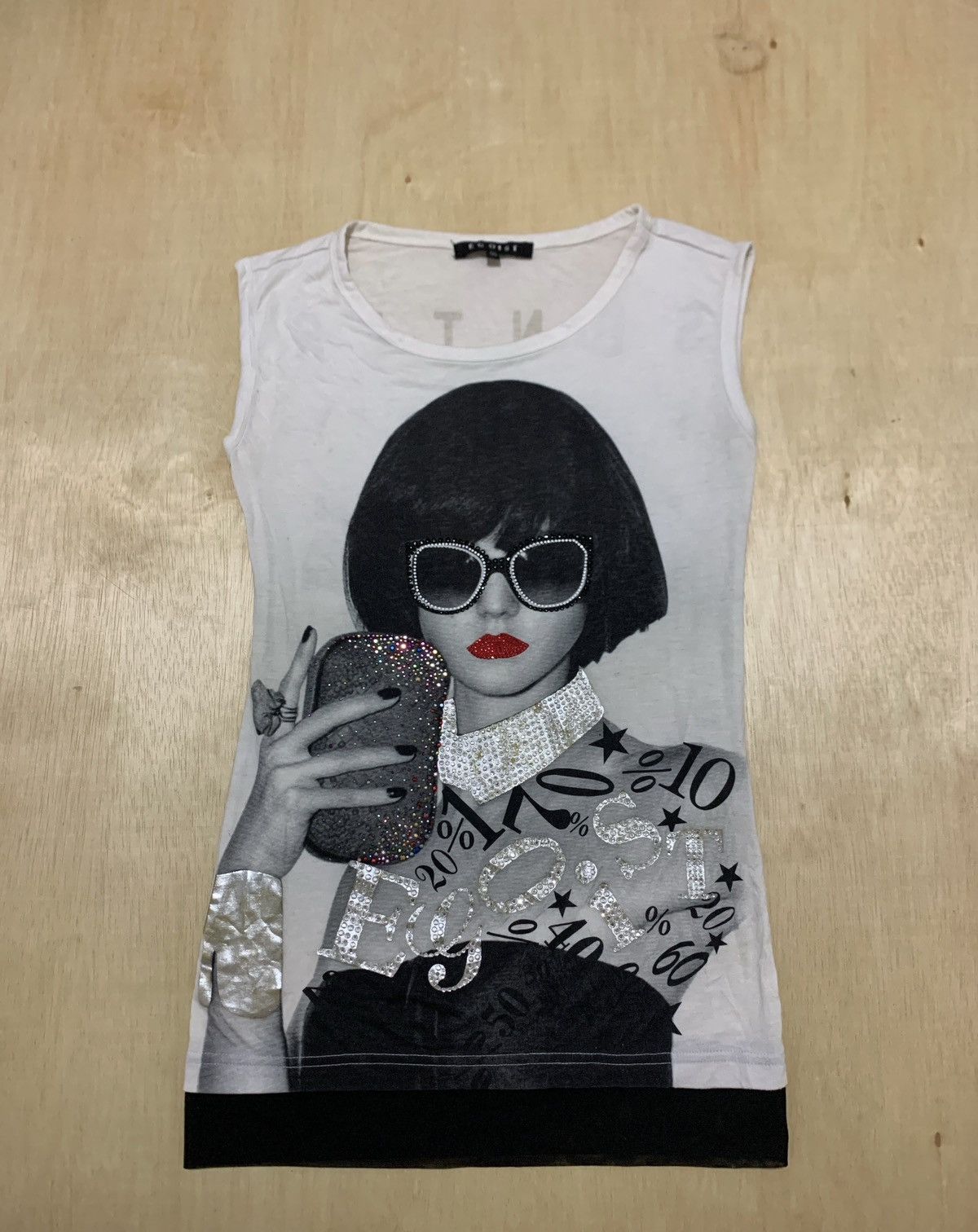 20471120 × Hysteric Glamour × Japanese Brand Y2k Egoist Woman Tshirt Size ONE SIZE - 1 Thumbnail