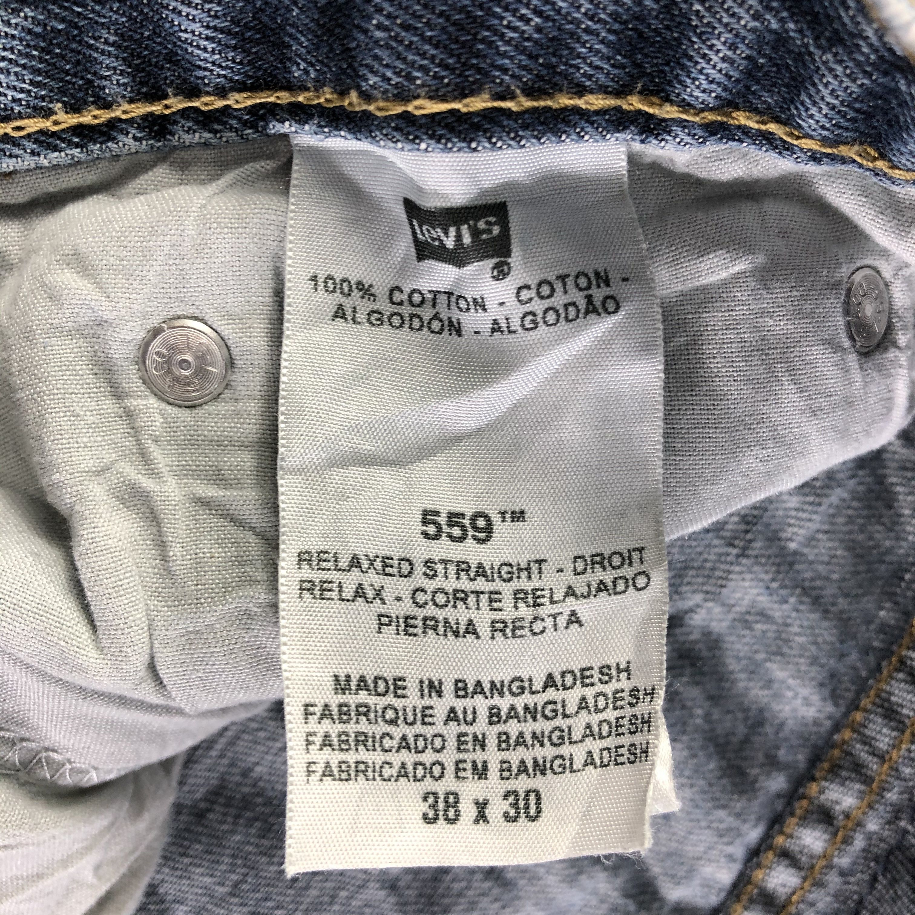 Levi's Vintage Levis 559 Jeans-J4324 Size US 39 - 11 Thumbnail