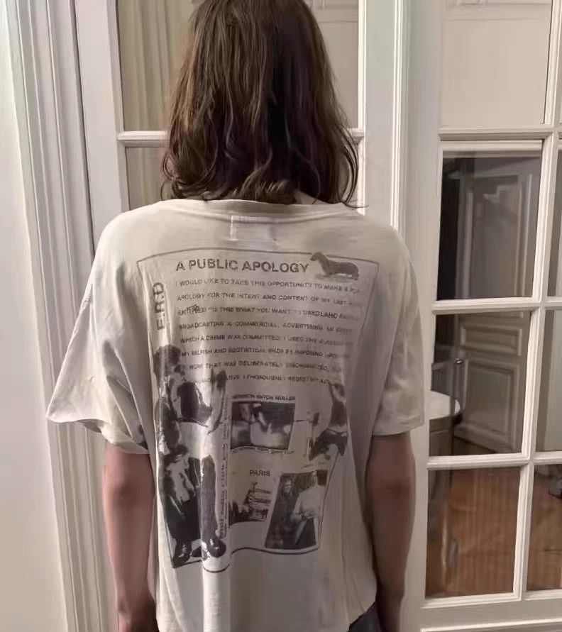 Enfants Riches Deprimes ERD 24FW White Open Apology Letter Short Tee L Size US L / EU 52-54 / 3 - 5 Thumbnail