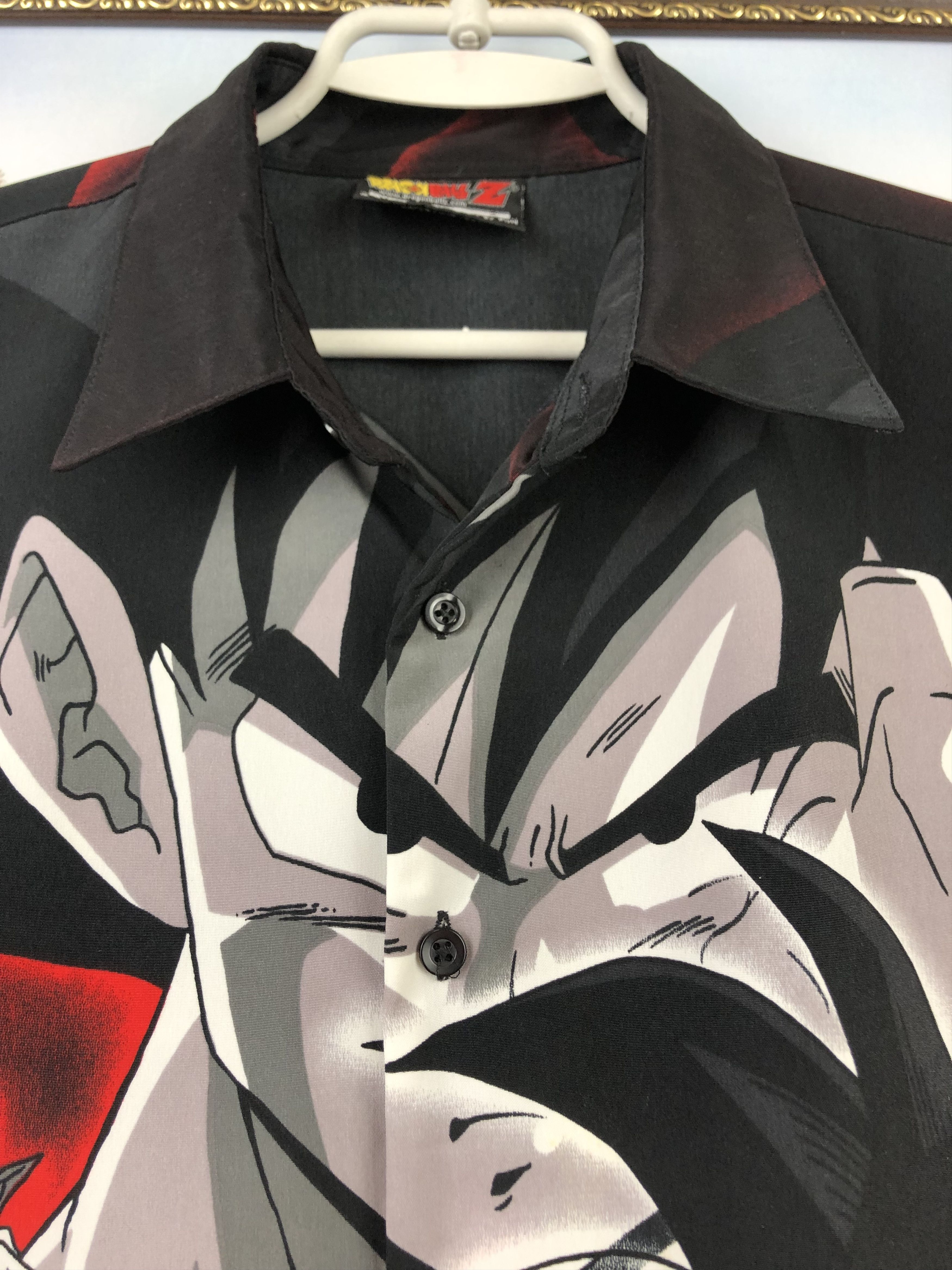 Anime Vintage Dragon Ball Z GOKU GT Shirt AOP Anime 2001 All Over Size US L / EU 52-54 / 3 - 5 Thumbnail