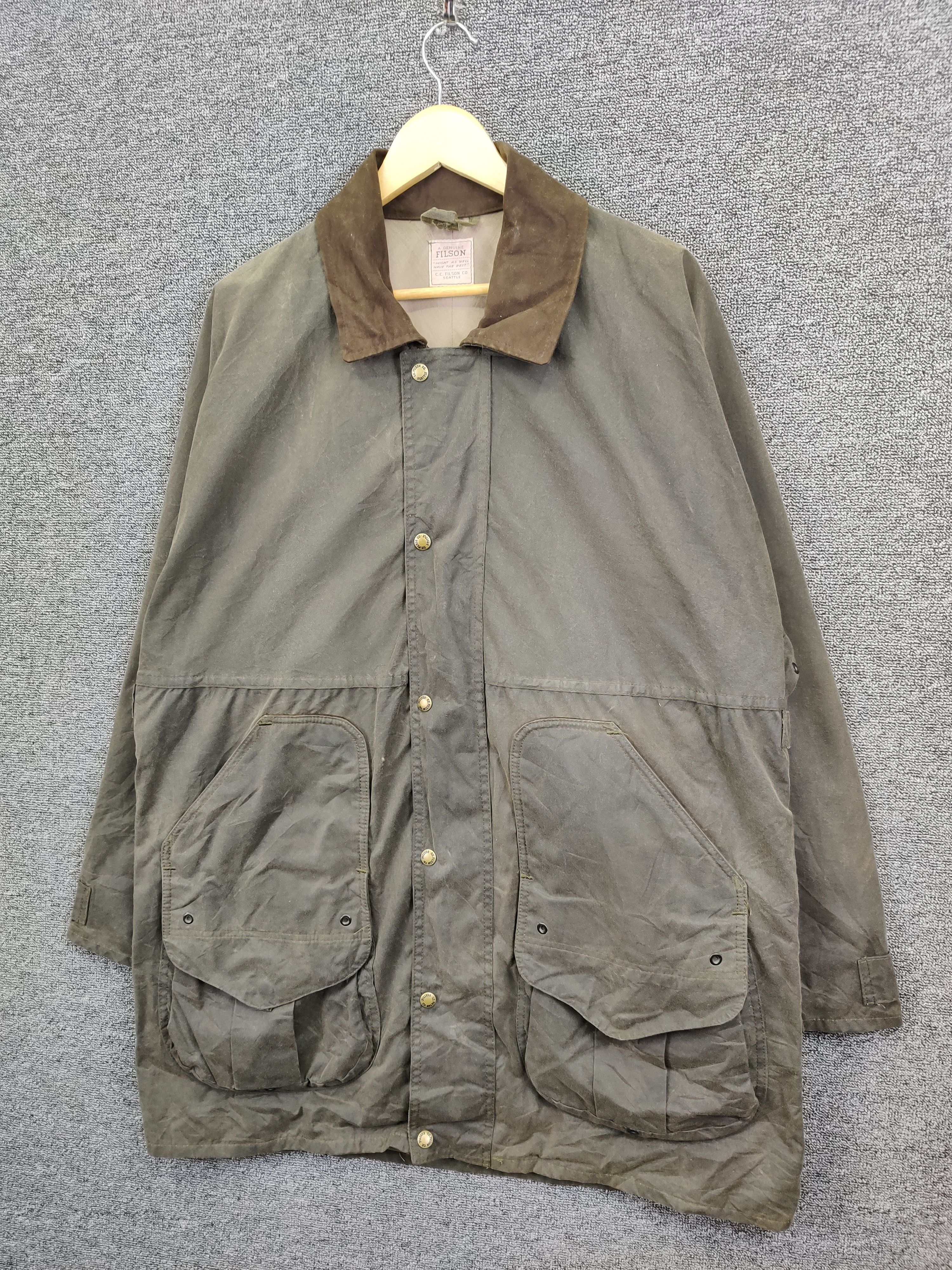 Filson Vintage Filson Co Seattle Waxed Jacket Size US XL / EU 56 / 4 - 2 Thumbnail