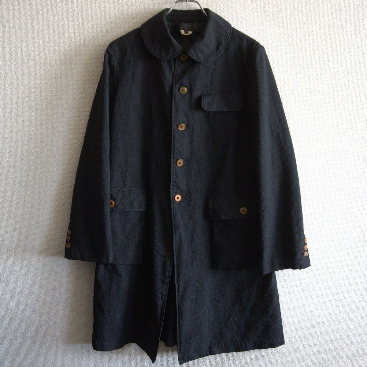 Comme des Garcons Comme des Garcons Round collar coat Black Size S Size US S / EU 44-46 / 1 - 1 Thumbnail