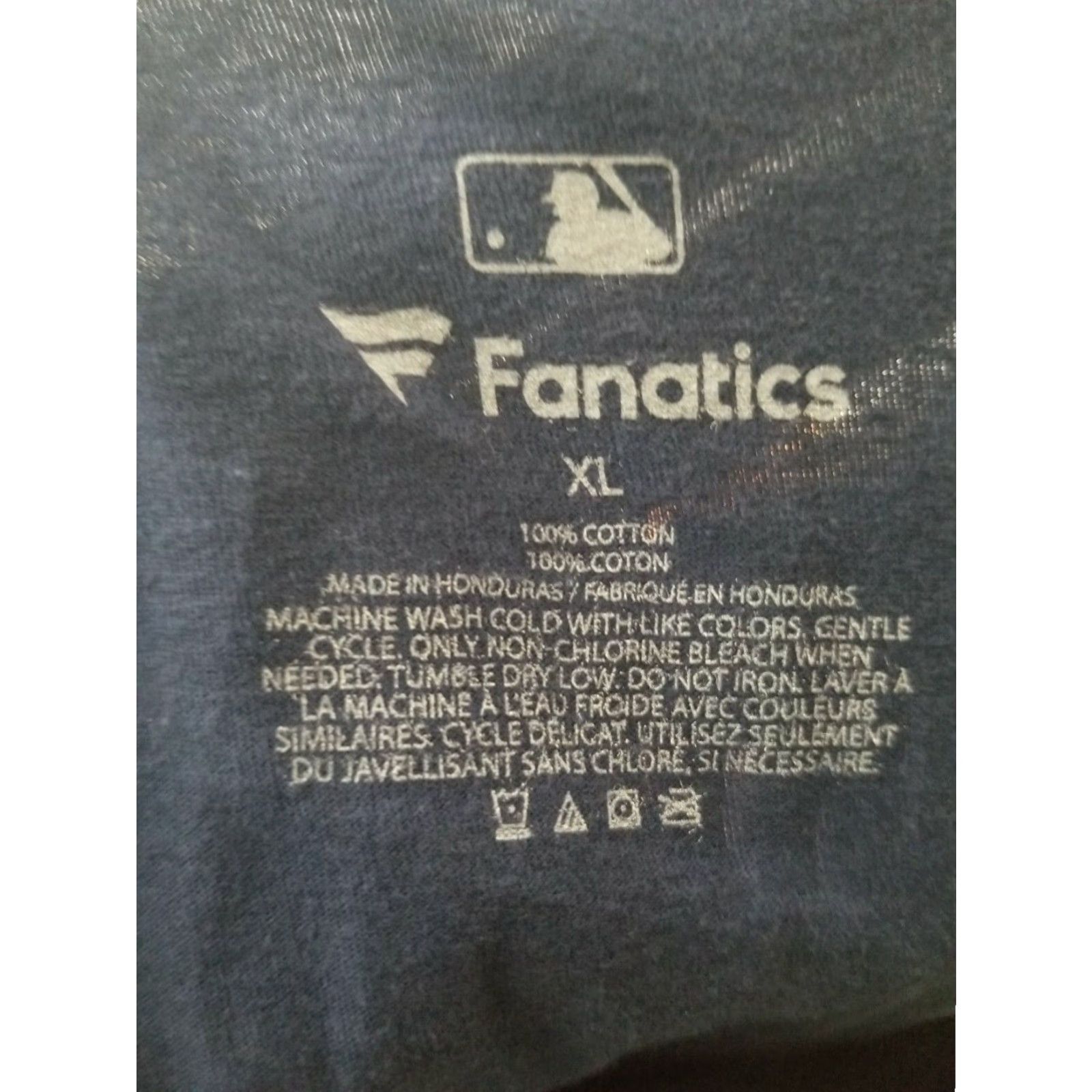 Vintage Womens XL 2017 World Series Champions Houston Astros Double Sided T Shirt Blue Fanatics Size XL / US 12-14 / IT 48-50 - 3 Thumbnail