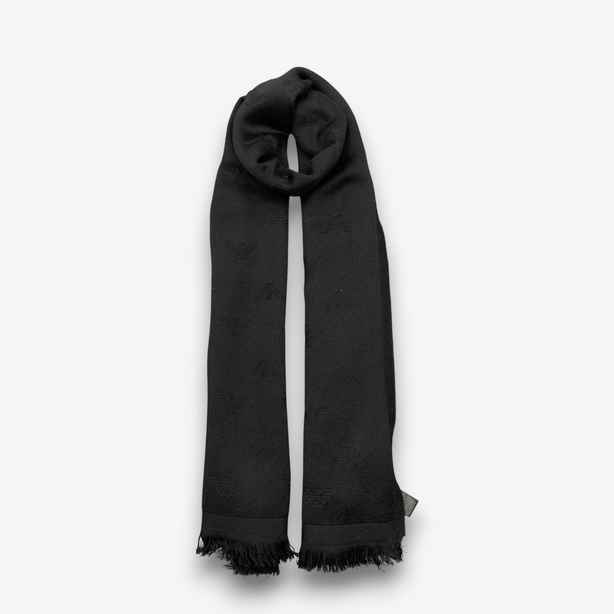 Emporio Armani Vintage Emporio Armani Scarf Muffler Wool Winter Scarves Size ONE SIZE - 1 Thumbnail