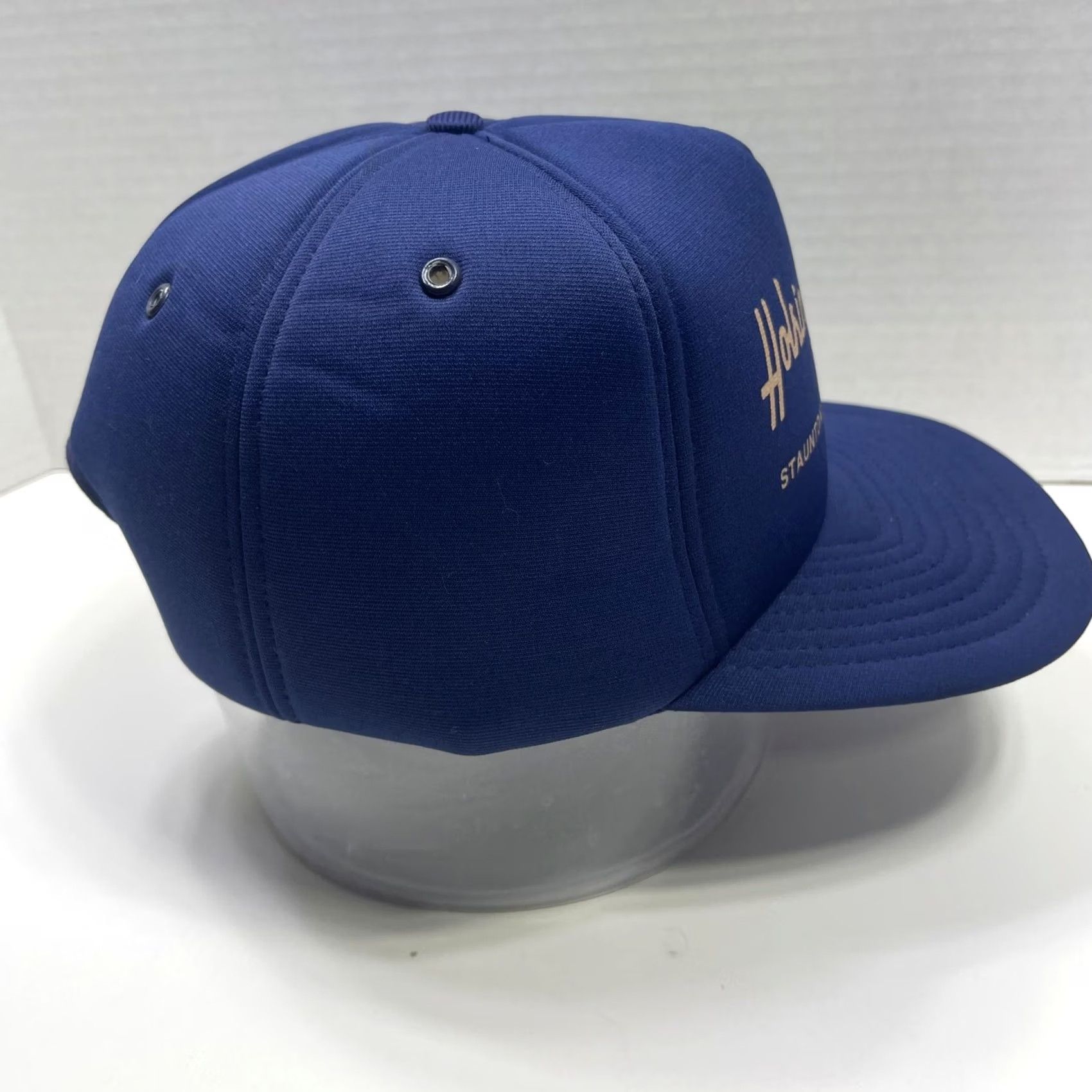 Vintage VINTAGE Holsinger Lumber Hat Cap Snap Back Blue Advertising Trucker Mens 80s Size ONE SIZE - 7 Thumbnail