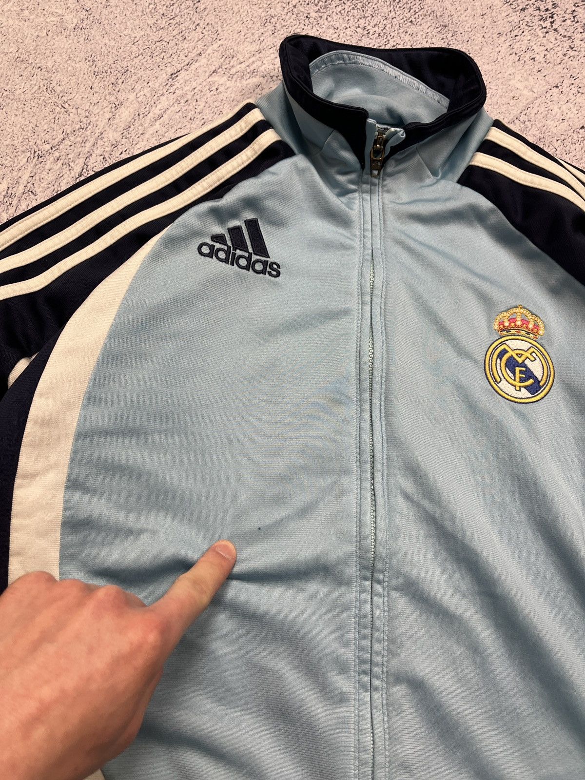 Adidas × Vintage Vintage Adidas 00’s Real Madrid Track Jacket Blockcore Y2k Size US M / EU 48-50 / 2 - 7 Thumbnail