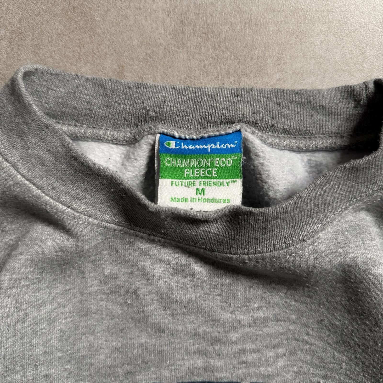 Champion 2000s Champion Eco Fleece Berkeley Grey Sweater - M Size US M / EU 48-50 / 2 - 6 Thumbnail