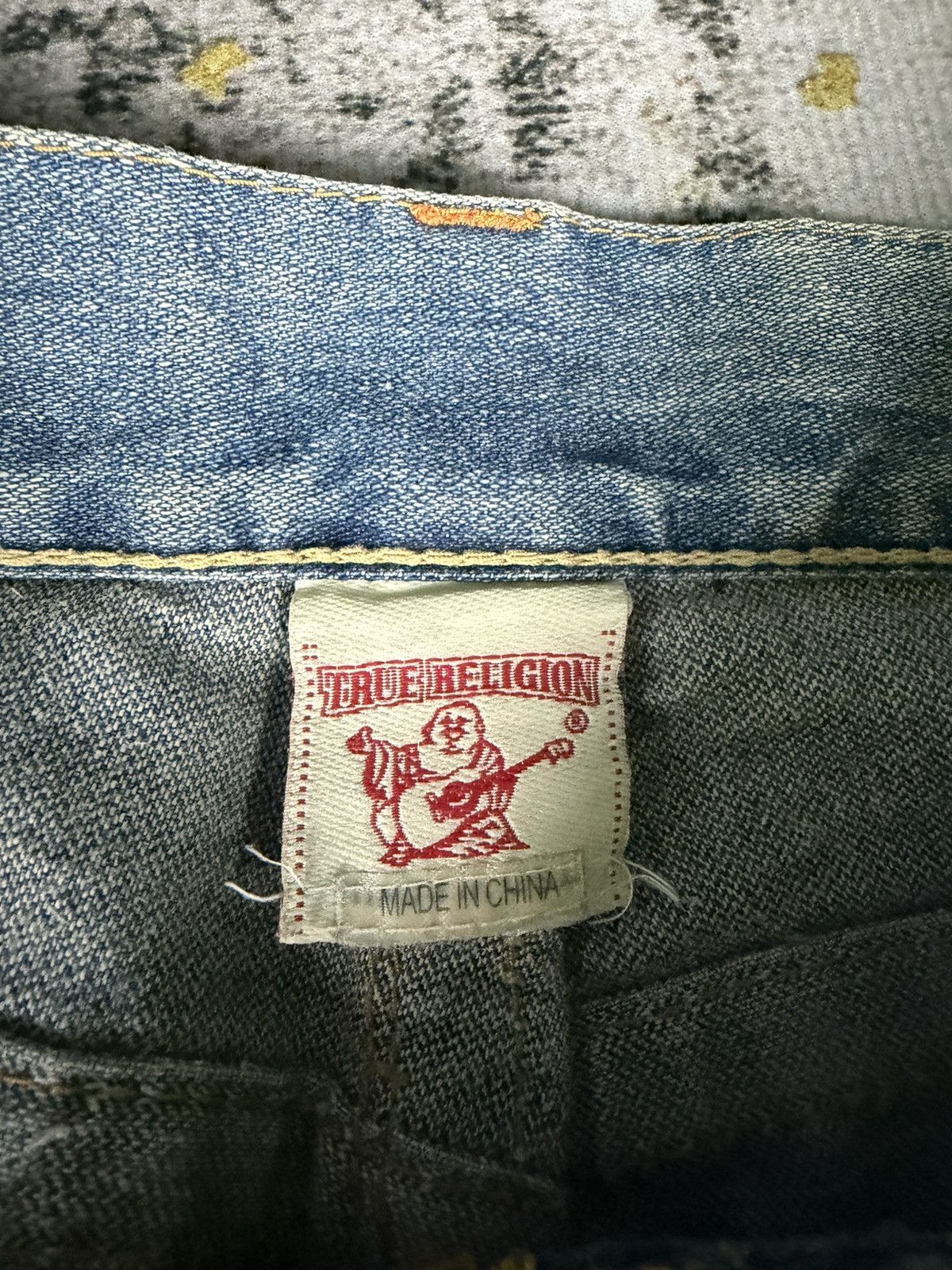 Tornado Mart Vintage True Religion Joey Big T Flared Distressed Jeans Size US 33 - 12 Thumbnail