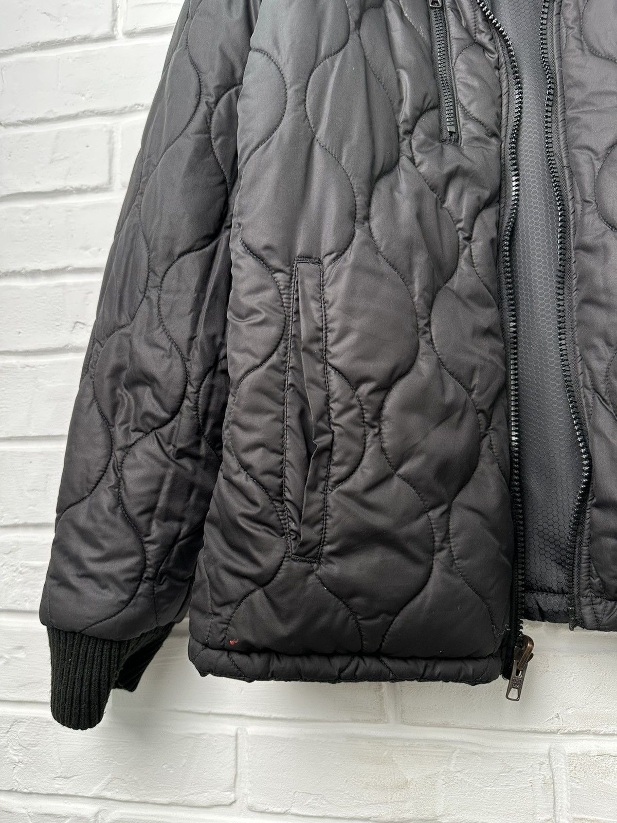 Schott SCHOTT Reversible Multipocket Quilted Hooded Jacket Size US XXL / EU 58 / 5 - 16 Thumbnail